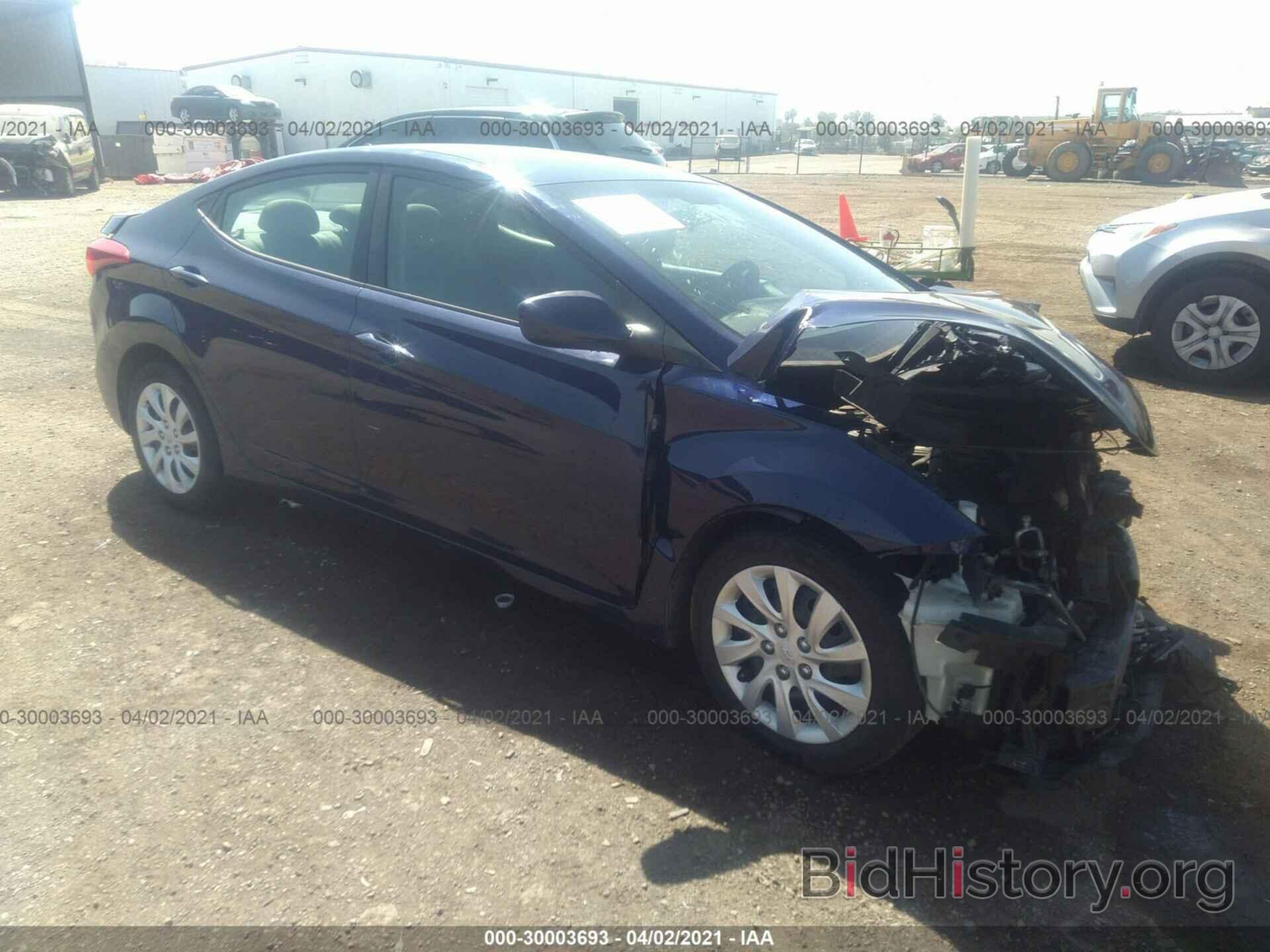 Photo 5NPDH4AE7BH021719 - HYUNDAI ELANTRA 2011