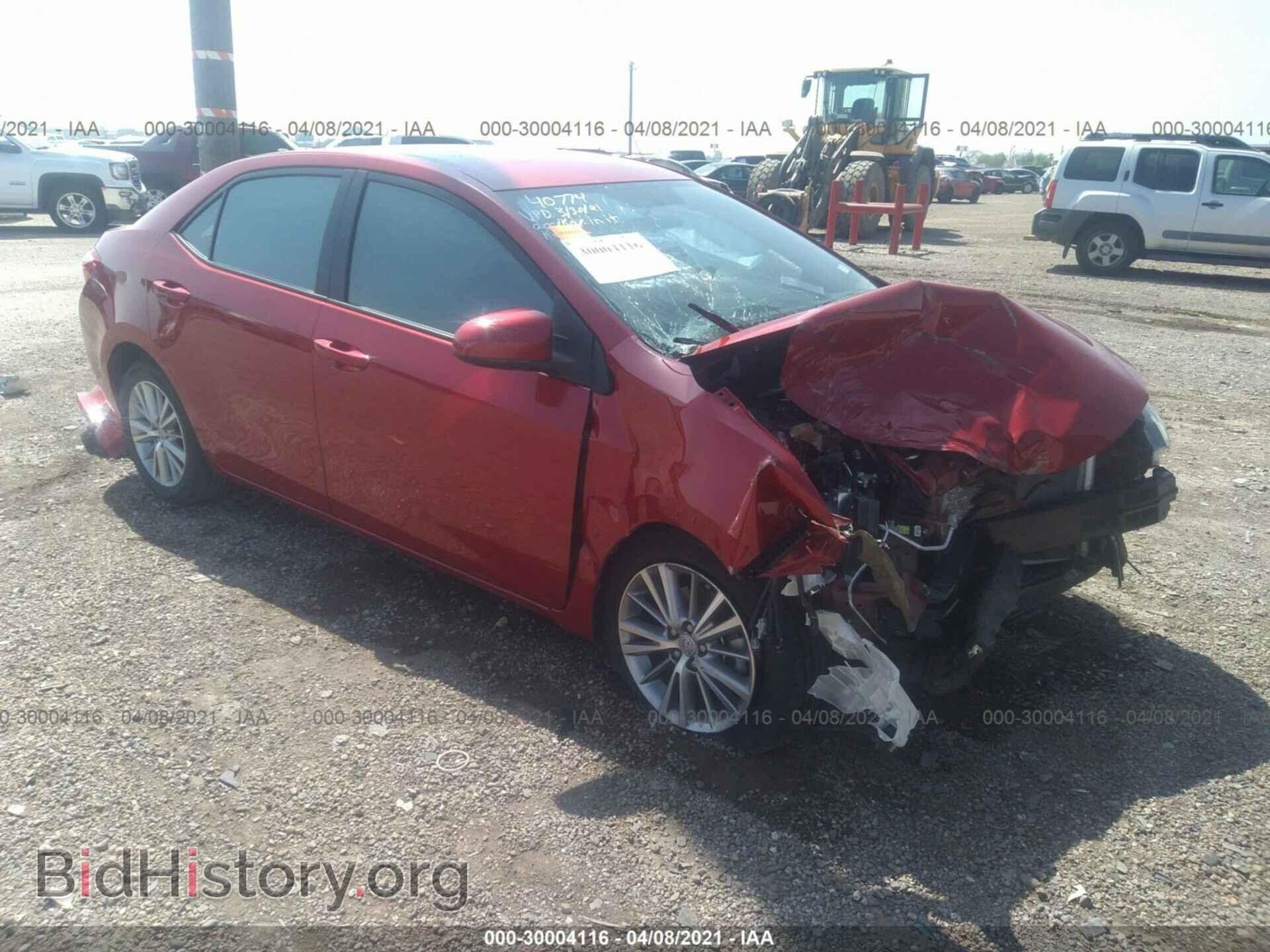 Photo 5YFBURHE8EP106937 - TOYOTA COROLLA 2014