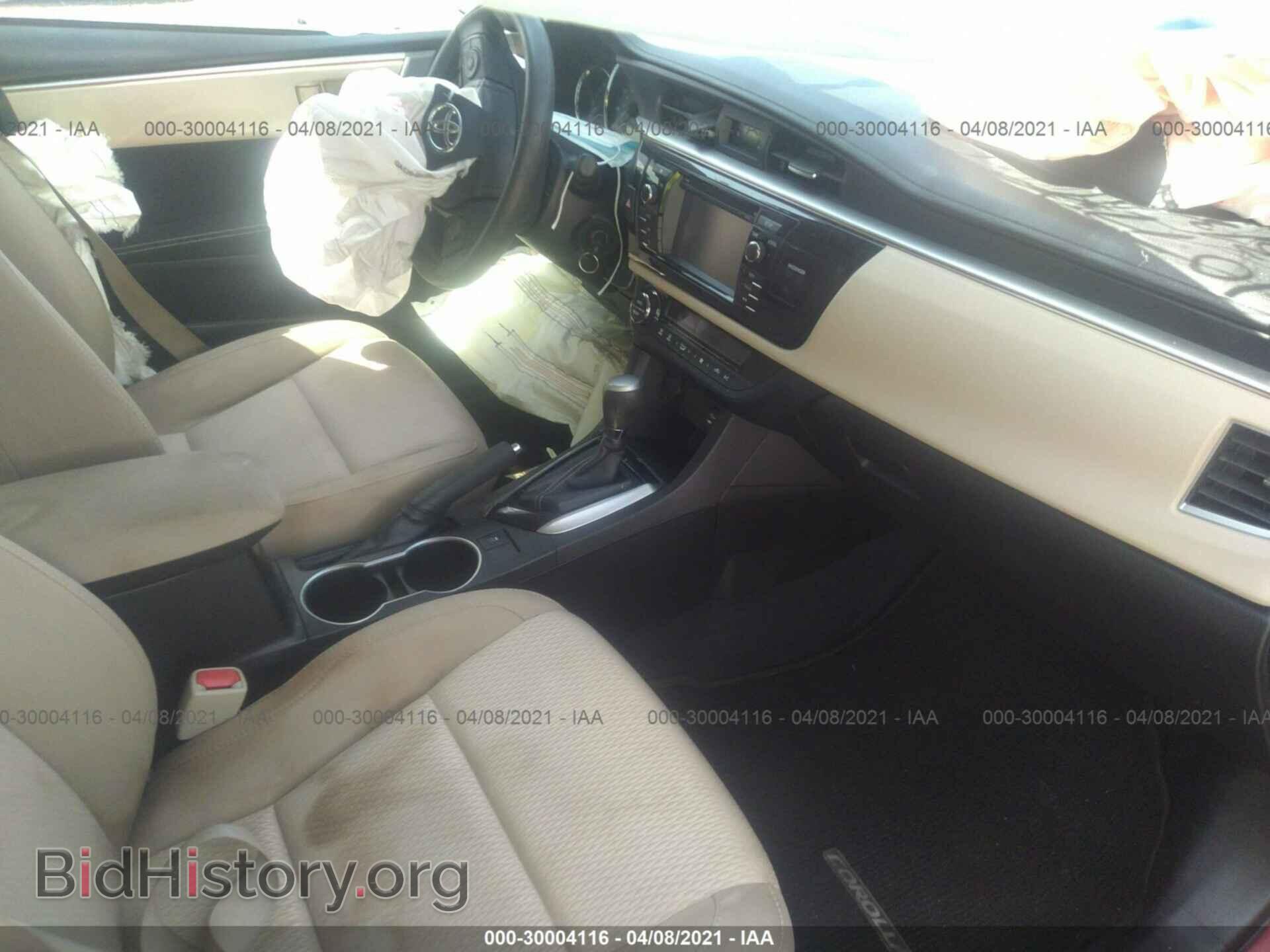 2014 TOYOTA COROLLA - VIN: 5YFBURHE8EP106937 - Фото 5
