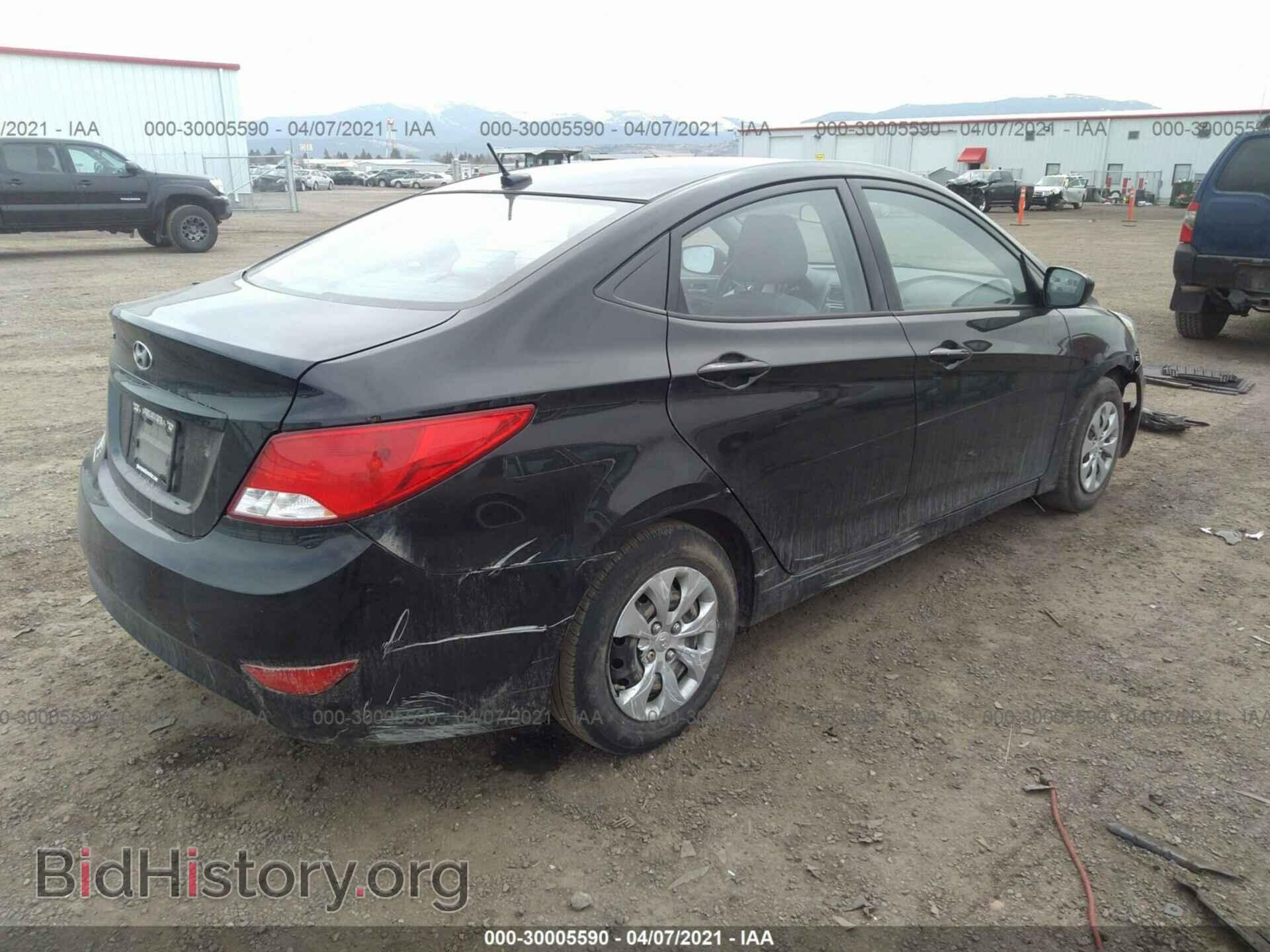 2016 HYUNDAI ACCENT - VIN: KMHCT4AE8GU062136 - Фото 4