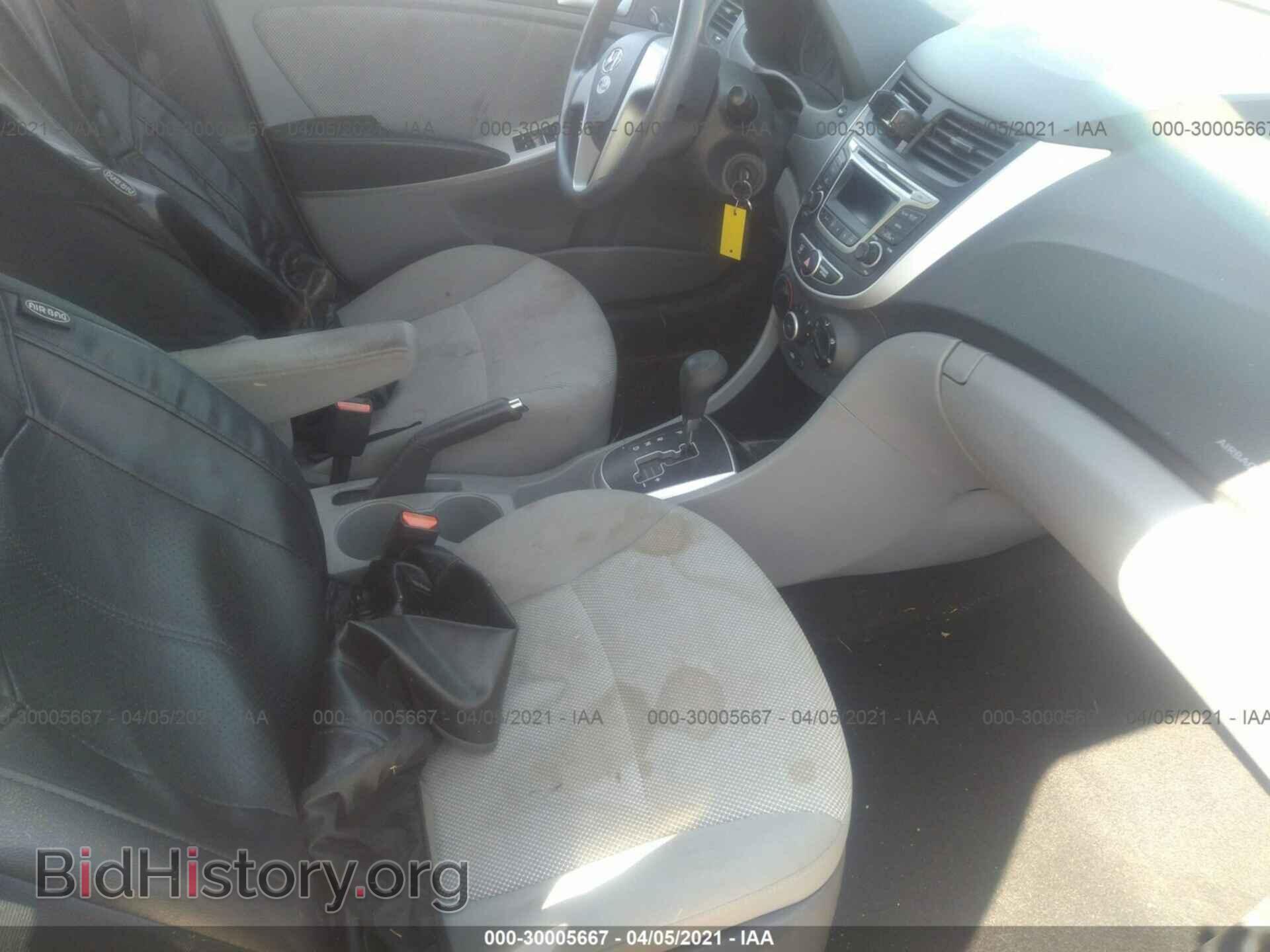 2014 HYUNDAI ACCENT - VIN: KMHCT4AE9EU717370 - Фото 5