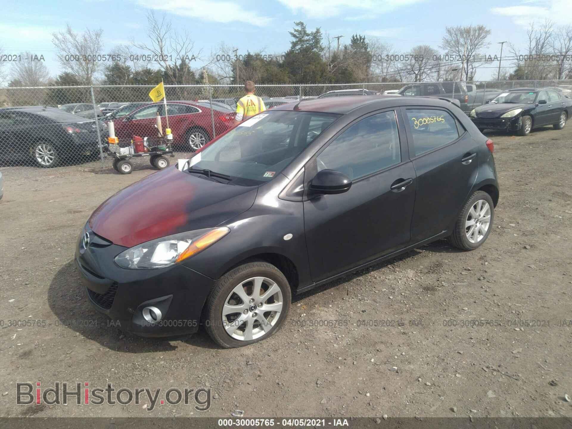2014 MAZDA MAZDA2 - VIN: JM1DE1LY3E0182455 - Фото 2