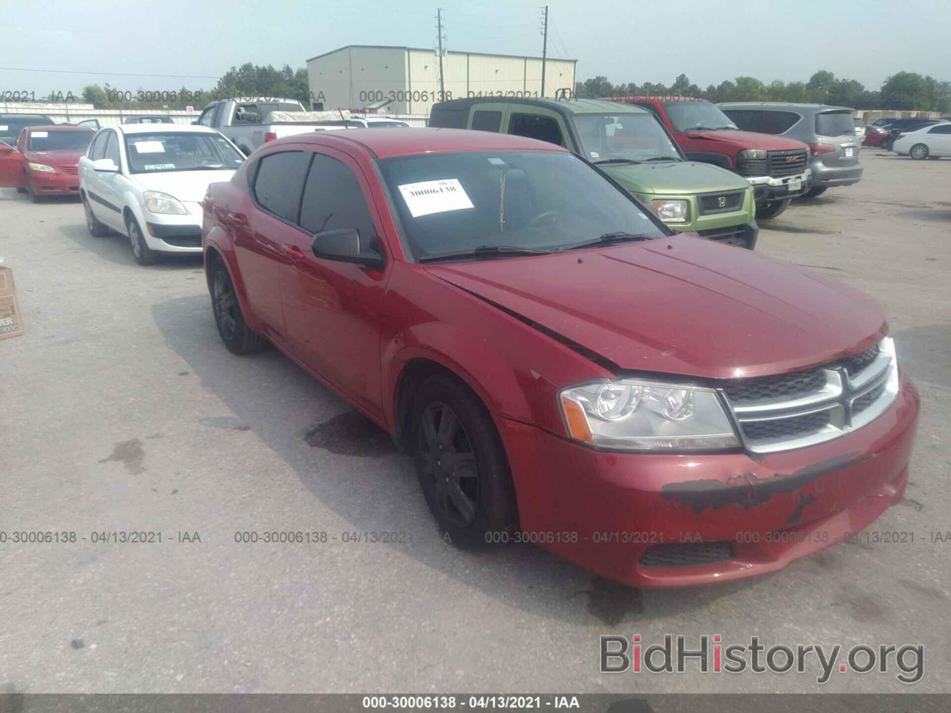 Фотография 1C3CDZAB9EN184200 - DODGE AVENGER 2014