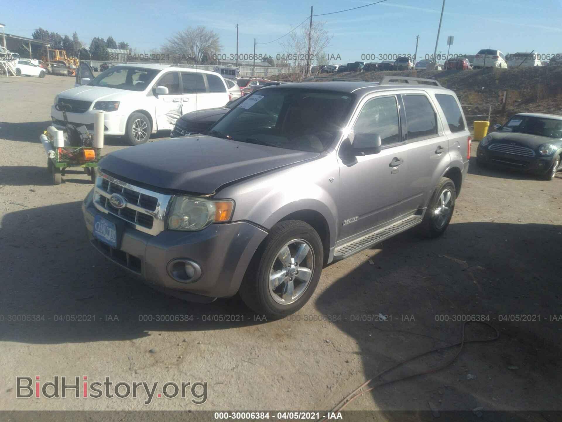 2008 FORD ESCAPE - VIN: 1FMCU03128KC33525 - Фото 2