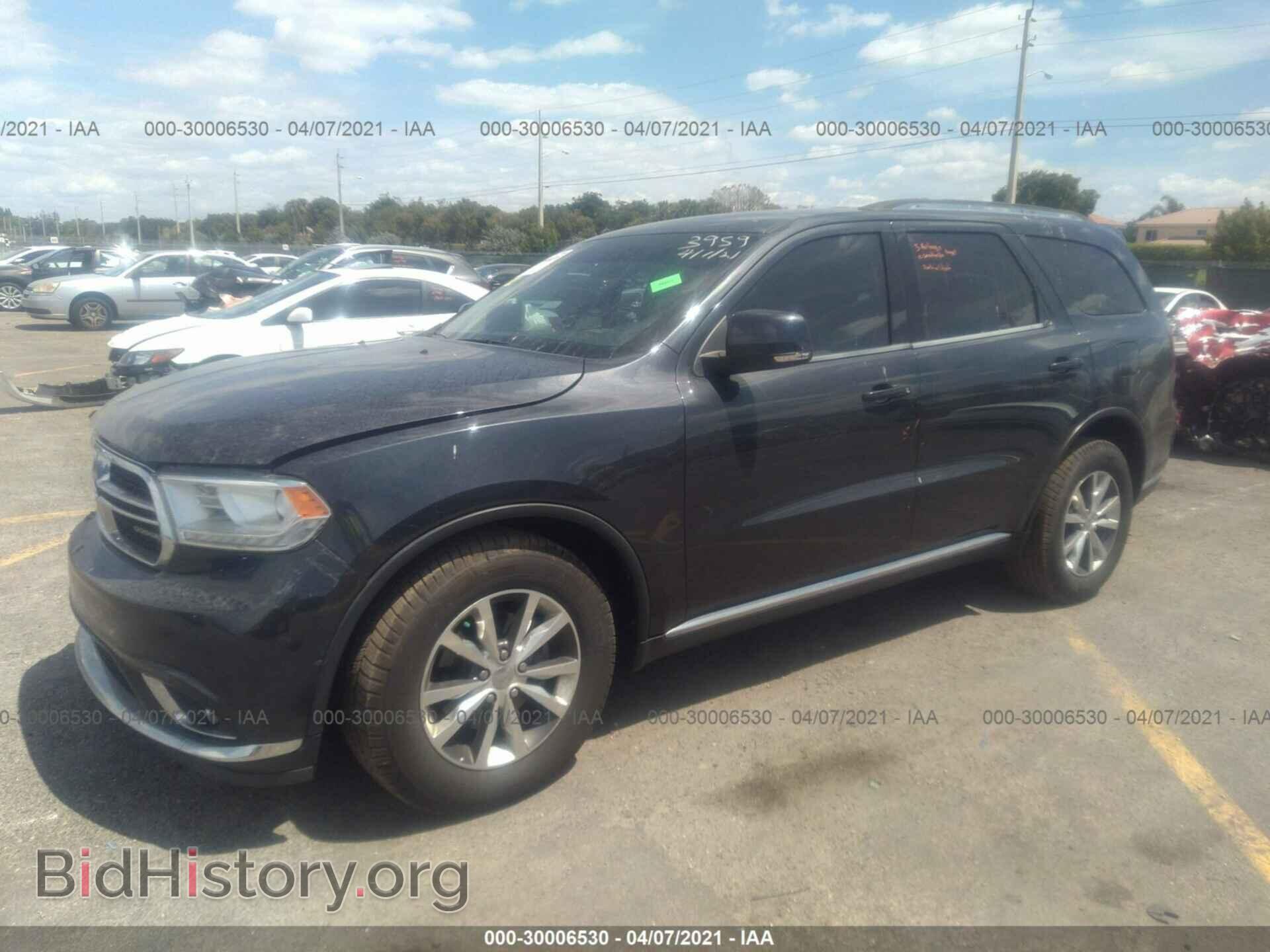 2016 DODGE DURANGO - VIN: 1C4RDHDGXGC373959 - Фото 2