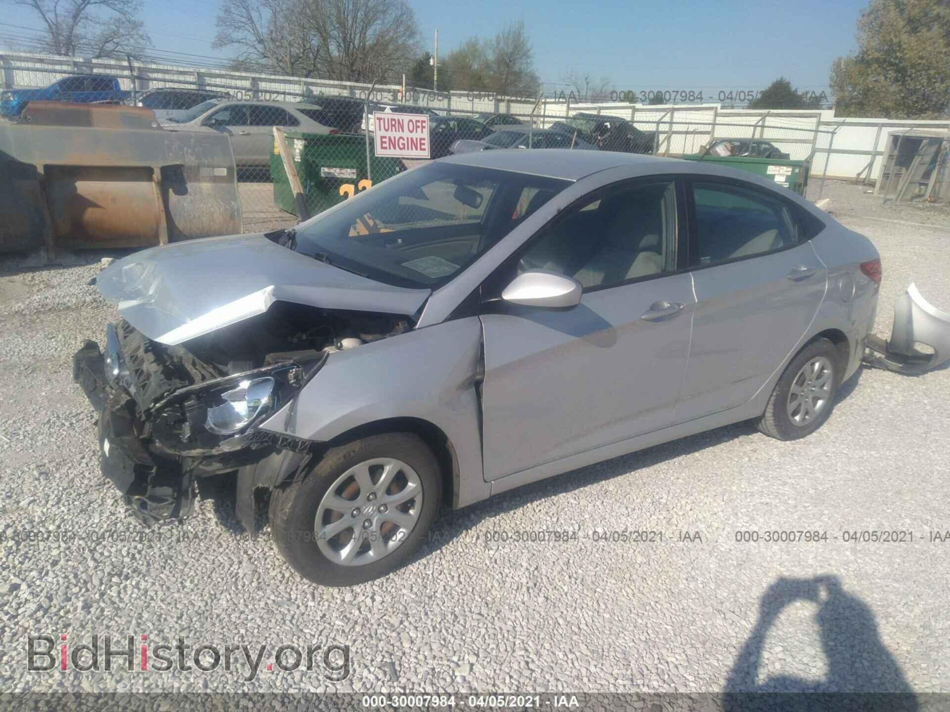 2014 HYUNDAI ACCENT - VIN: KMHCT4AE4EU676792 - Фото 2