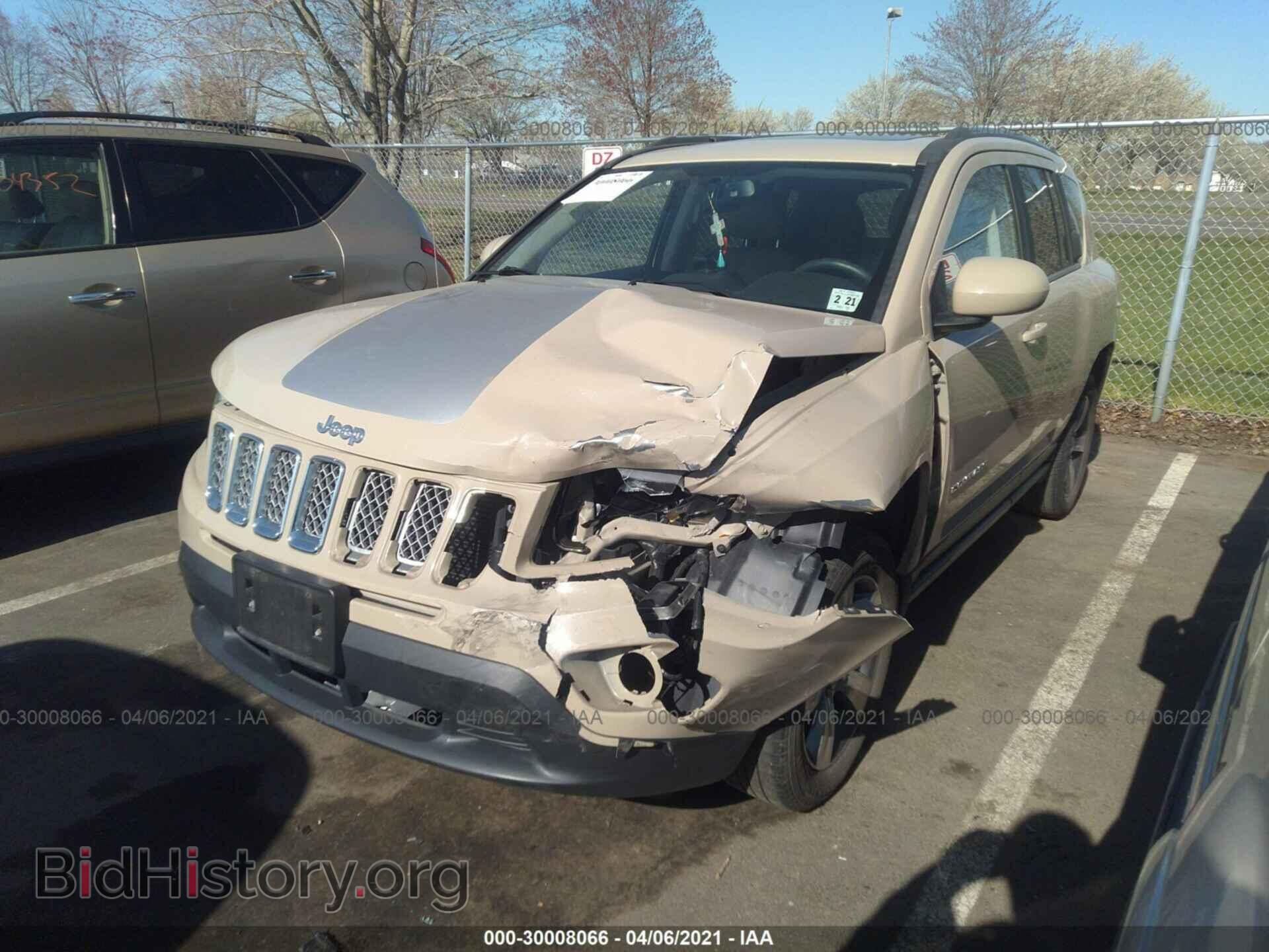 2016 JEEP COMPASS - VIN: 1C4NJDEB4GD762853 - Фото 2