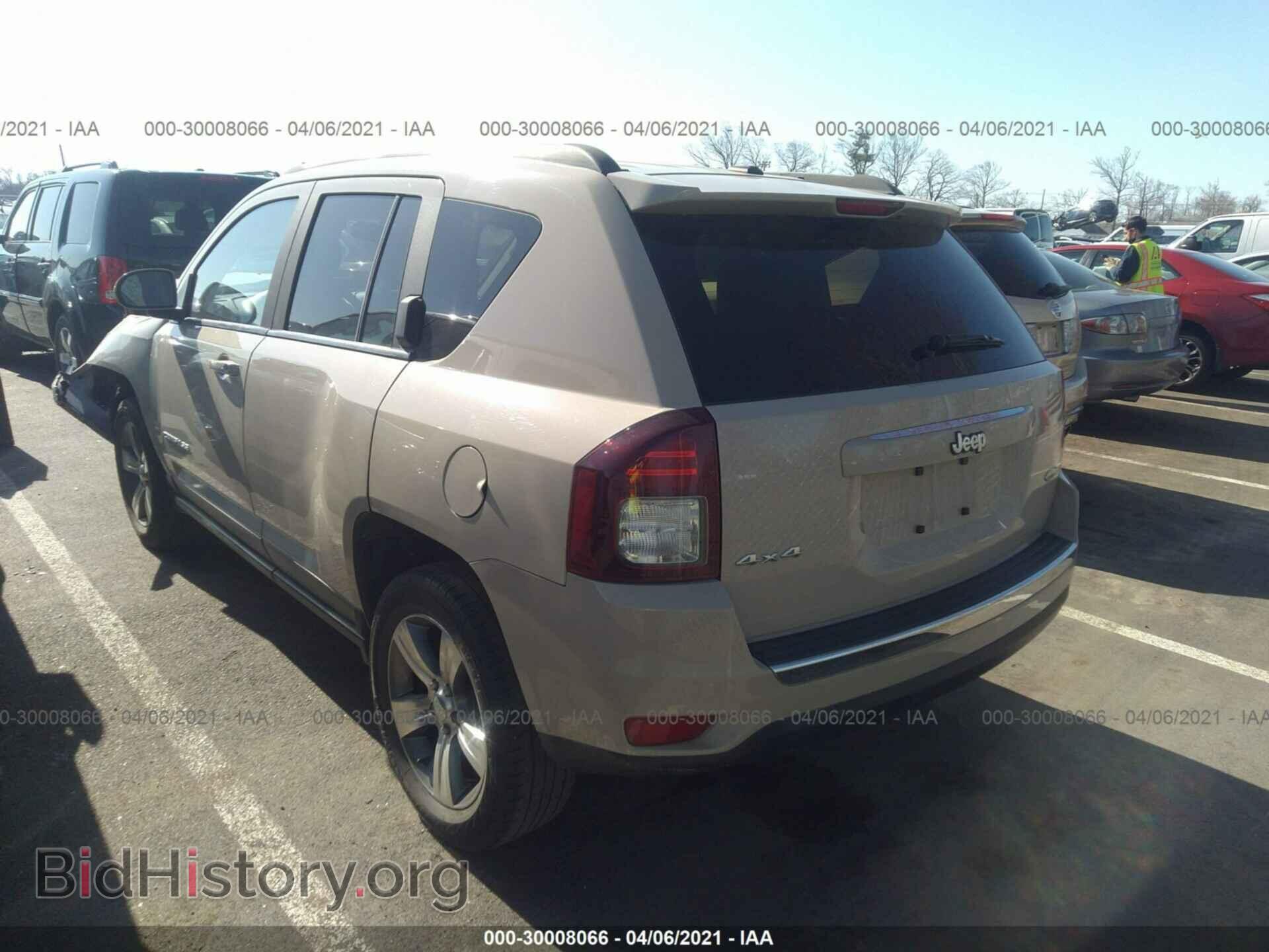 2016 JEEP COMPASS - VIN: 1C4NJDEB4GD762853 - Фото 3