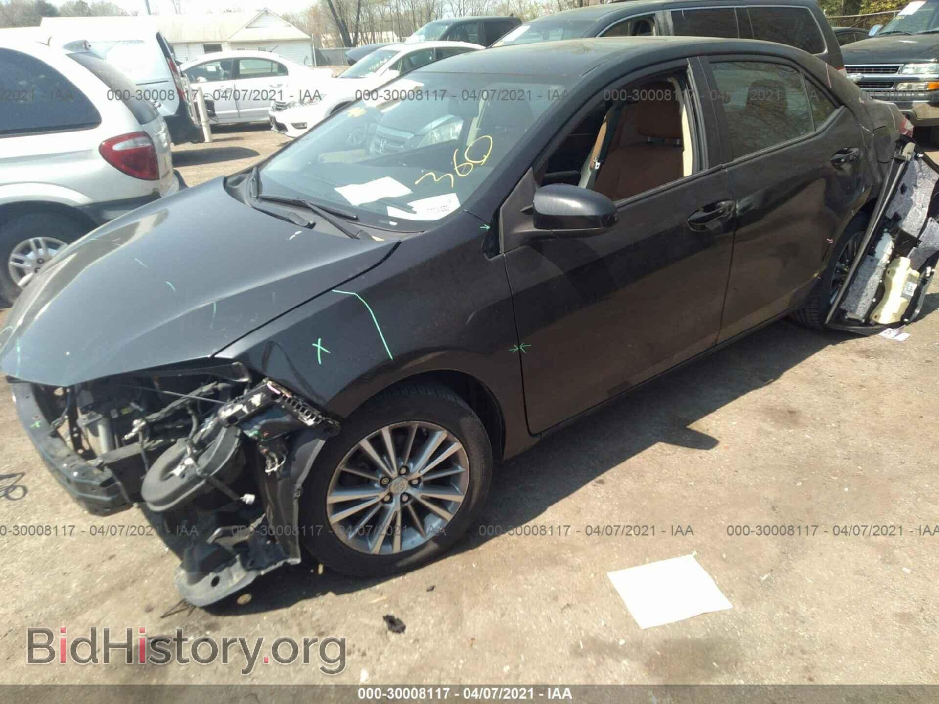 2014 TOYOTA COROLLA - VIN: 2T1BURHE8EC023735 - Фото 2