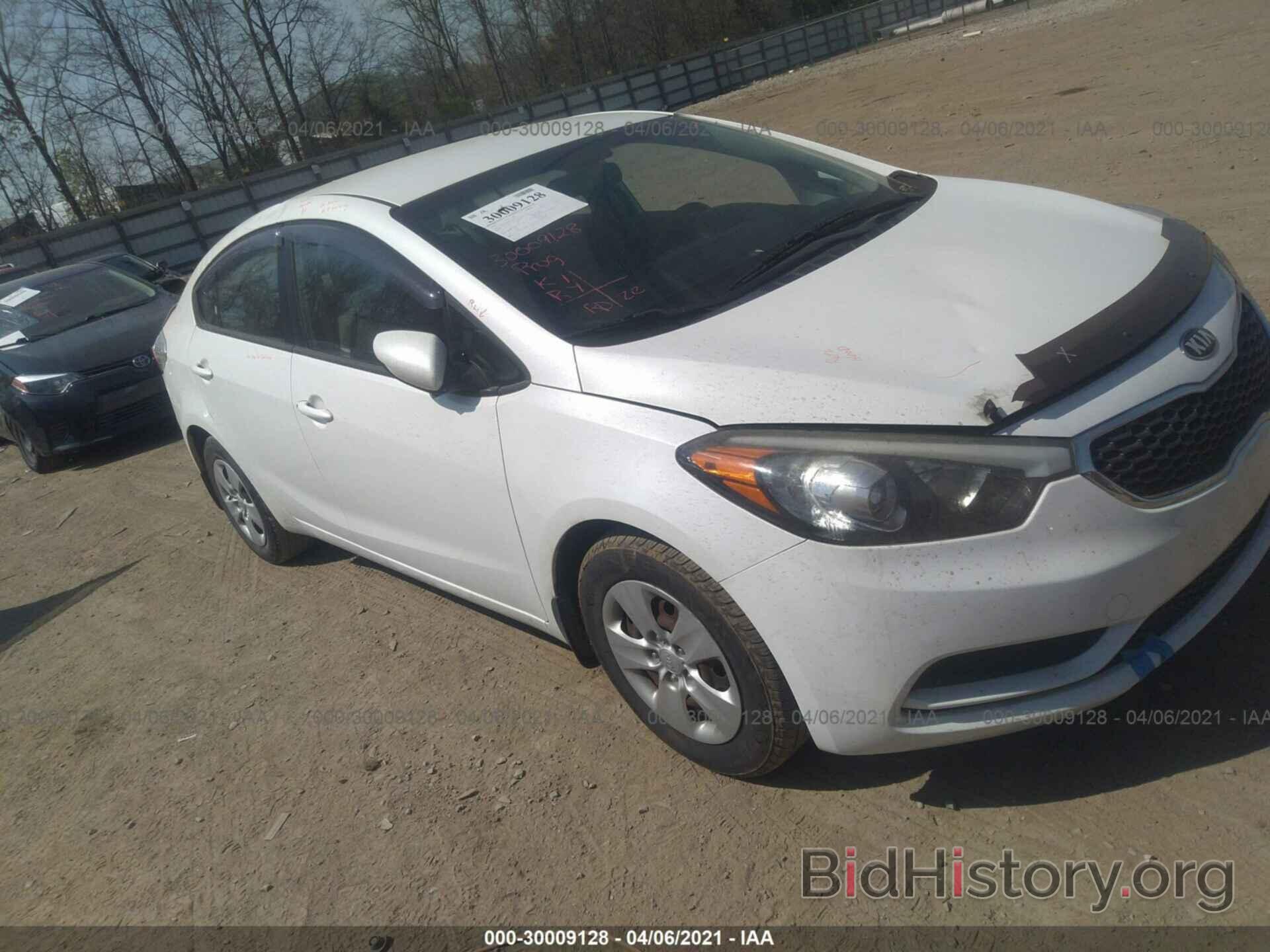 Photo KNAFK4A68E5075115 - KIA FORTE 2014