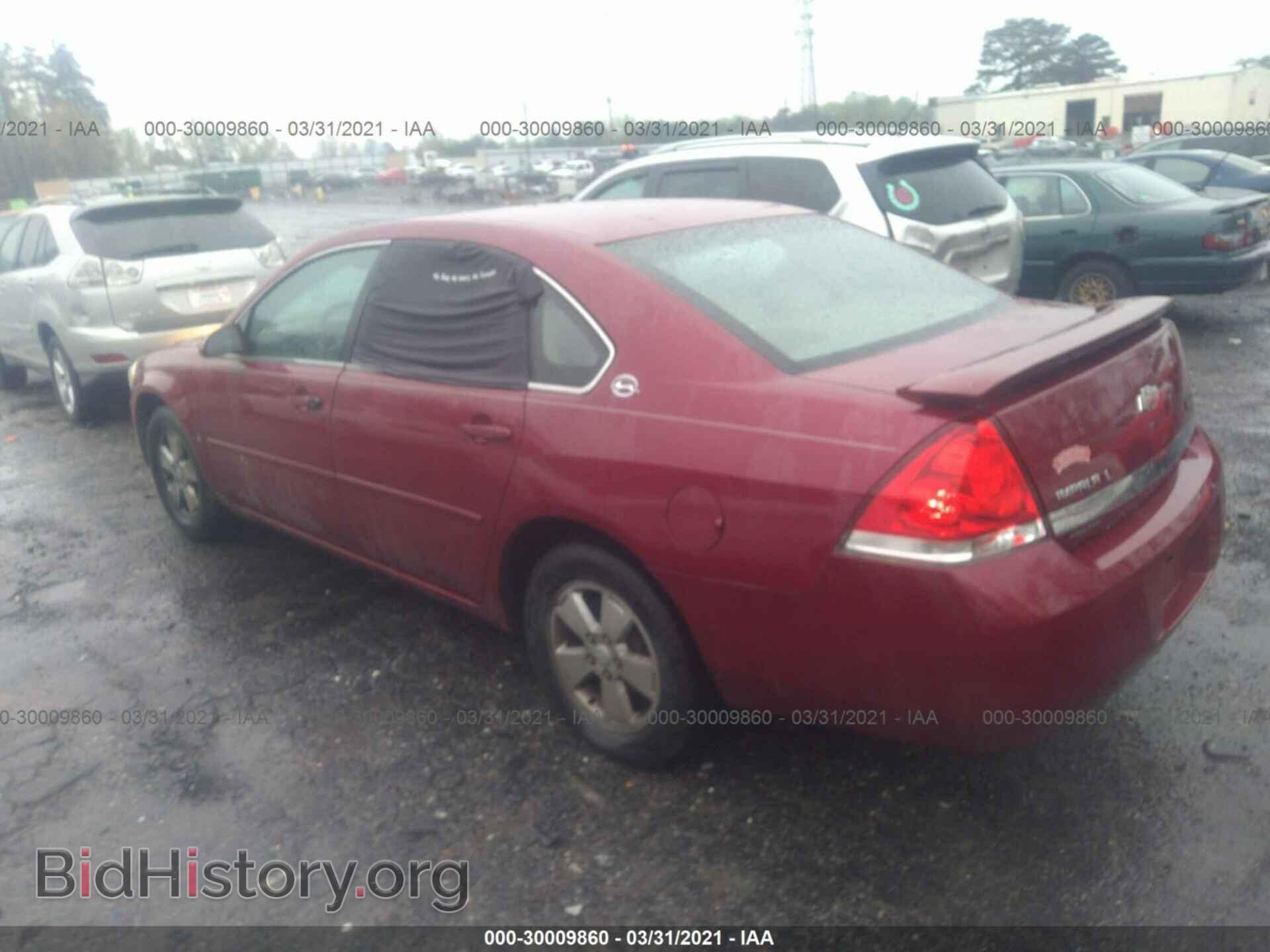2006 CHEVROLET IMPALA - VIN: 2G1WT58K069280885 - Фото 3