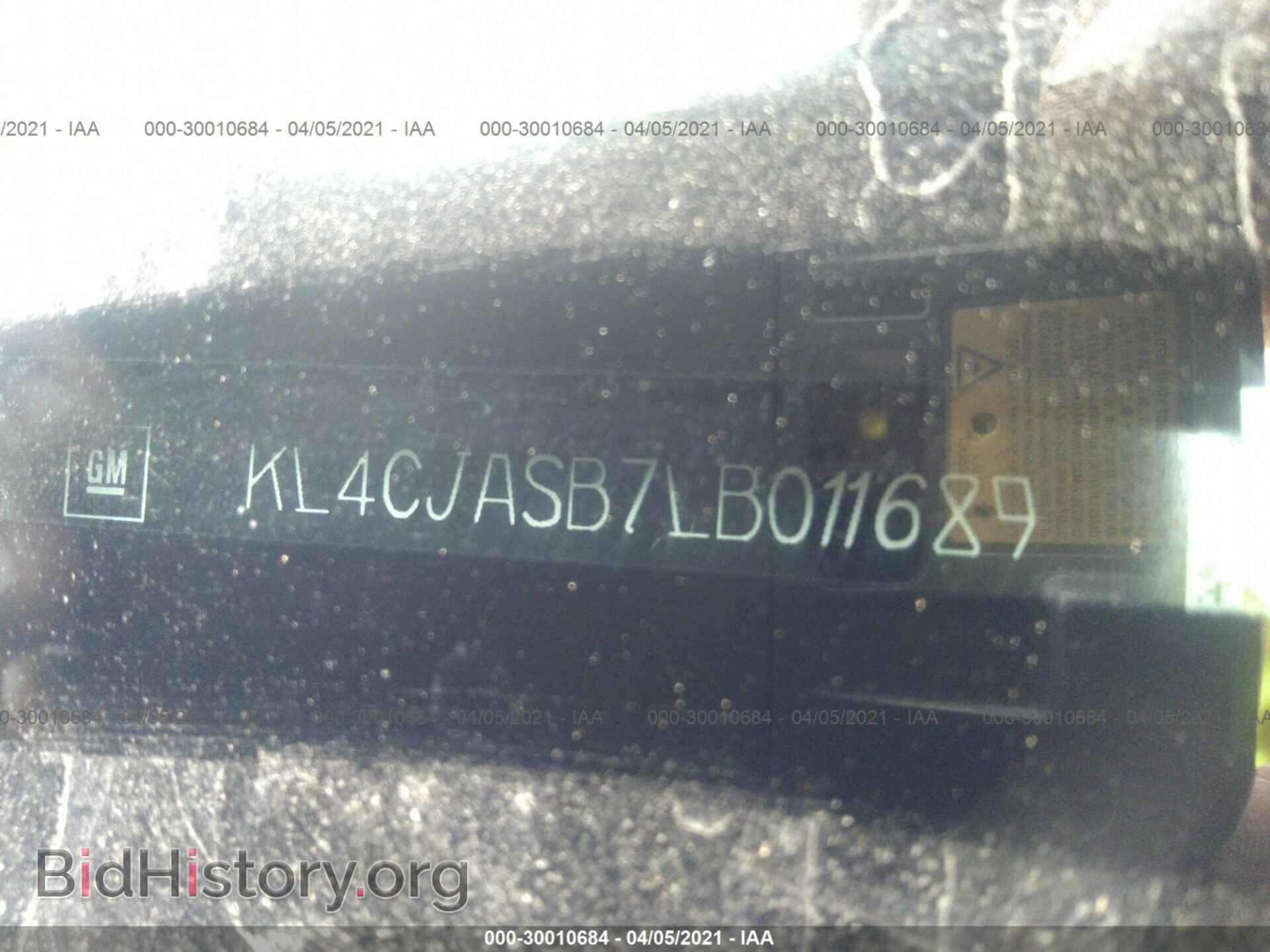2020 BUICK ENCORE - VIN: KL4CJASB7LB011689 - Фото 9