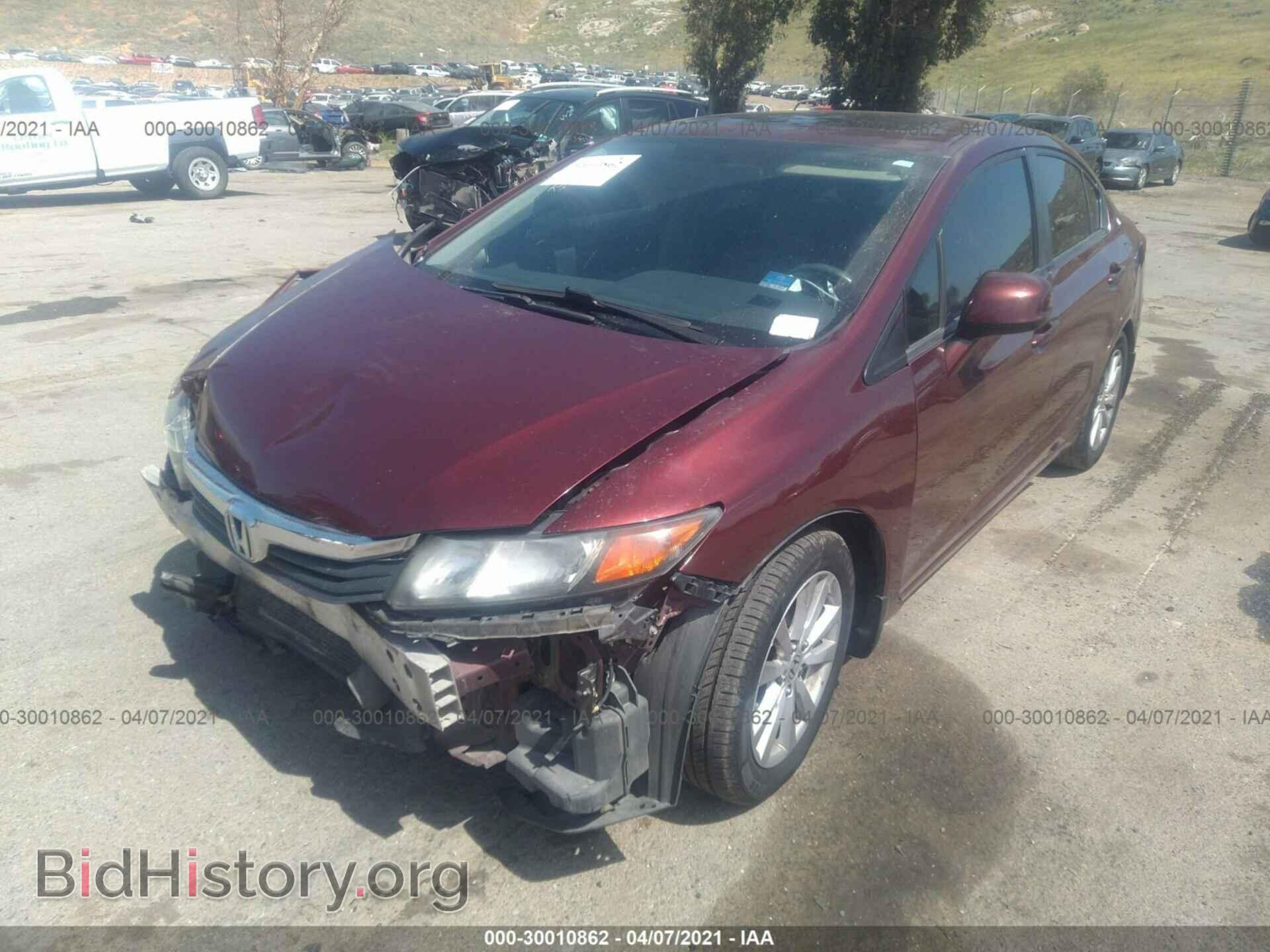 2012 HONDA CIVIC SDN - VIN: 2HGFB2F80CH514848 - Фото 2