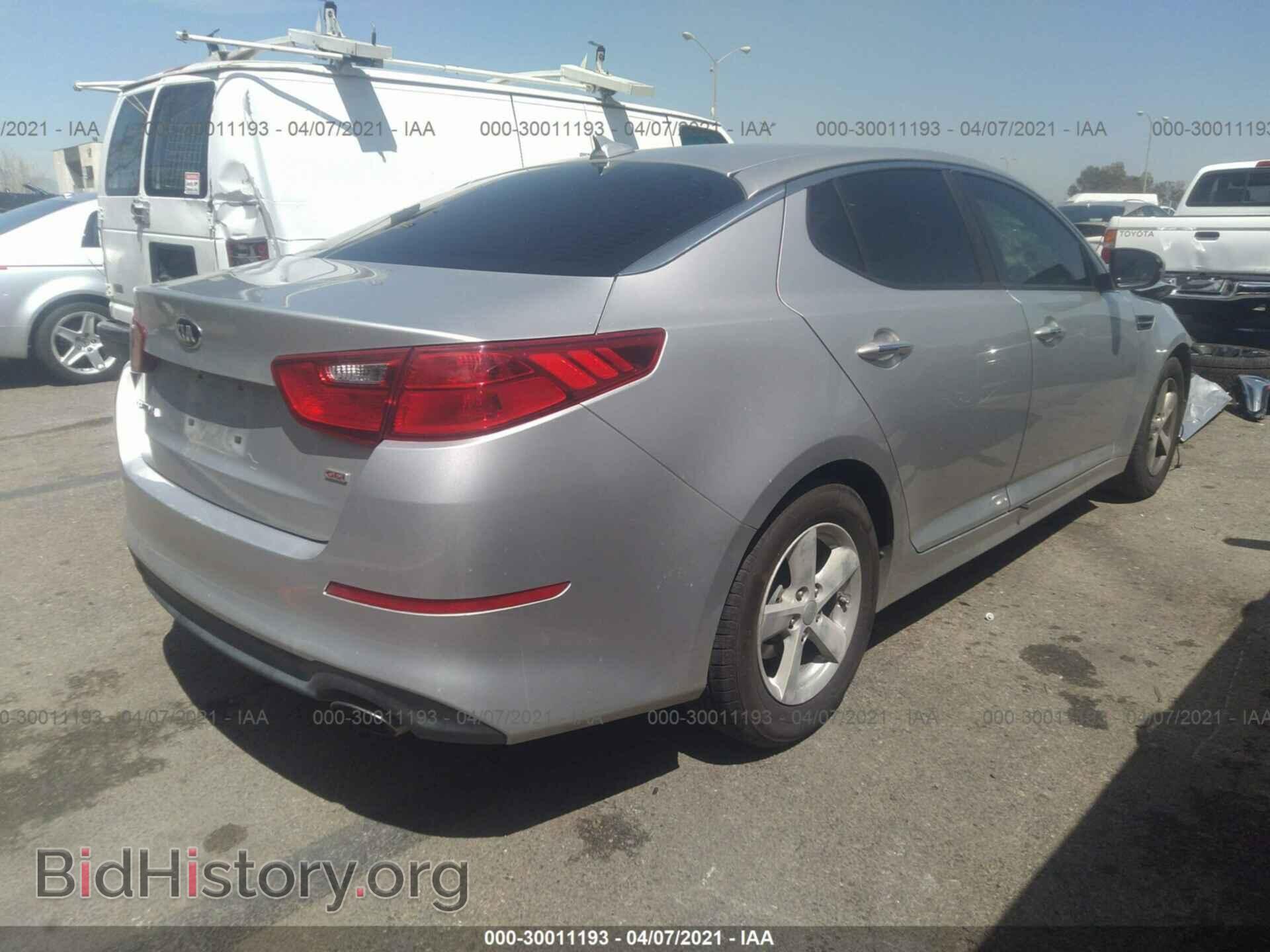 2014 KIA OPTIMA - VIN: KNAGM4A73E5479446 - Фото 4