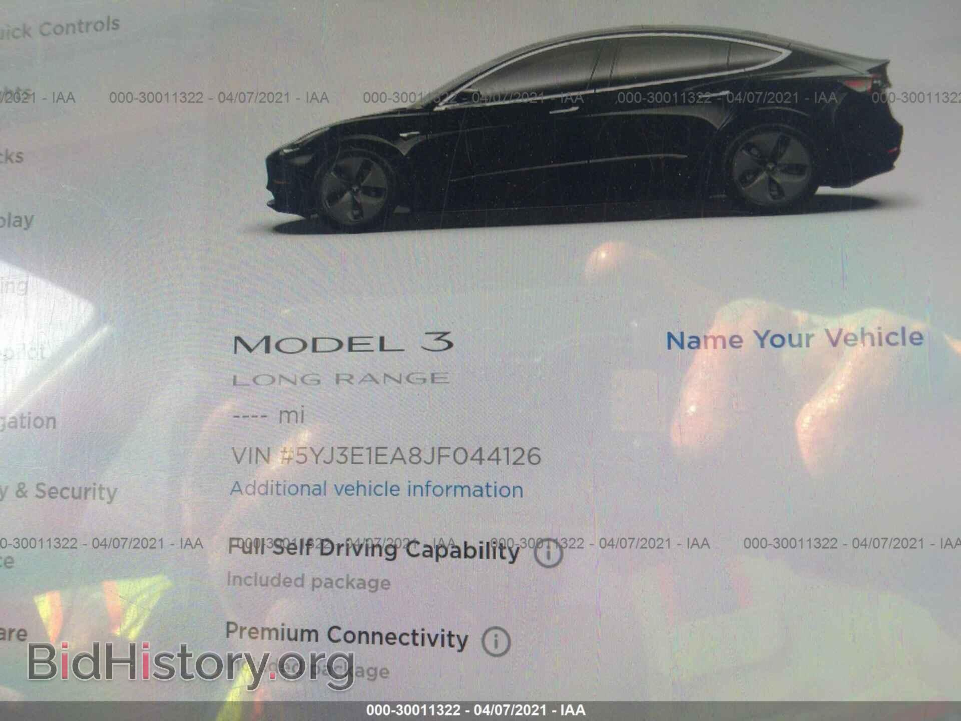 2018 TESLA MODEL 3 - VIN: 5YJ3E1EA8JF044126 - Фото 7