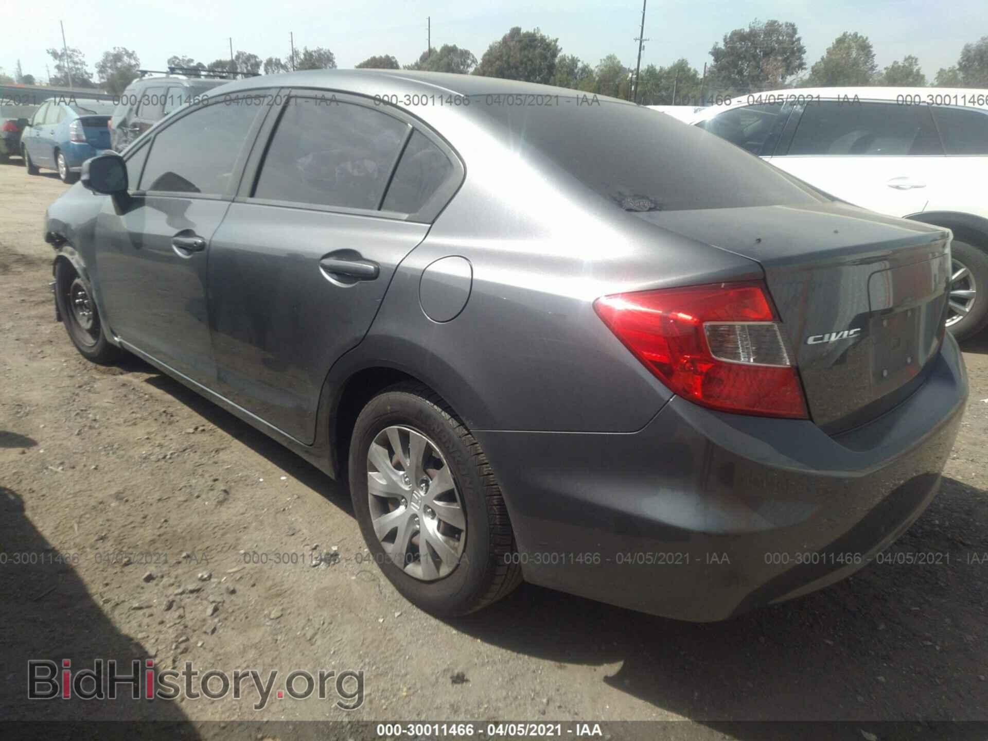 2012 HONDA CIVIC SDN - VIN: 19XFB2F52CE336876 - Фото 3