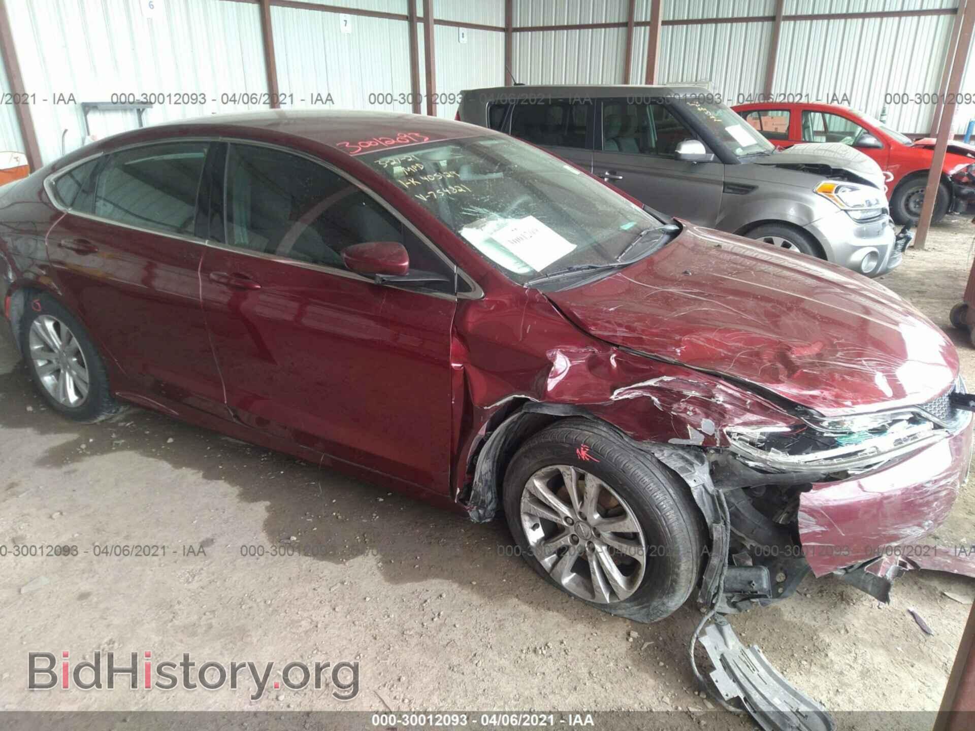 Photo 1C3CCCAB8FN754821 - CHRYSLER 200 2015