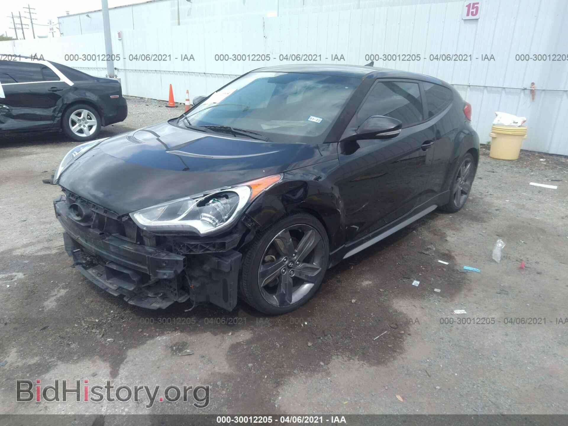 2014 HYUNDAI VELOSTER - VIN: KMHTC6AE3EU190860 - Фото 2