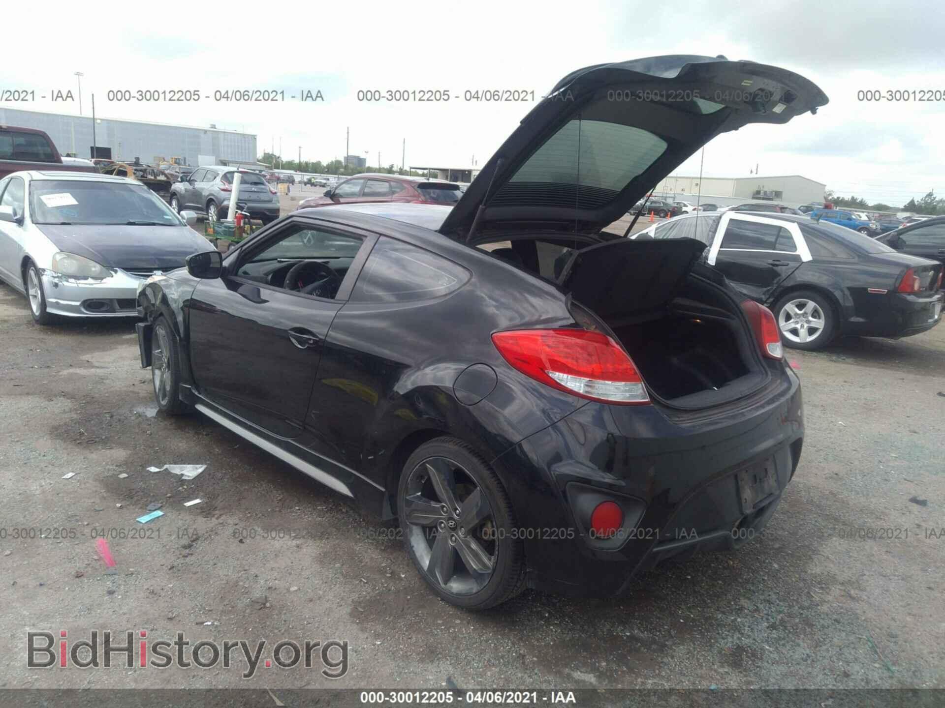 2014 HYUNDAI VELOSTER - VIN: KMHTC6AE3EU190860 - Фото 3