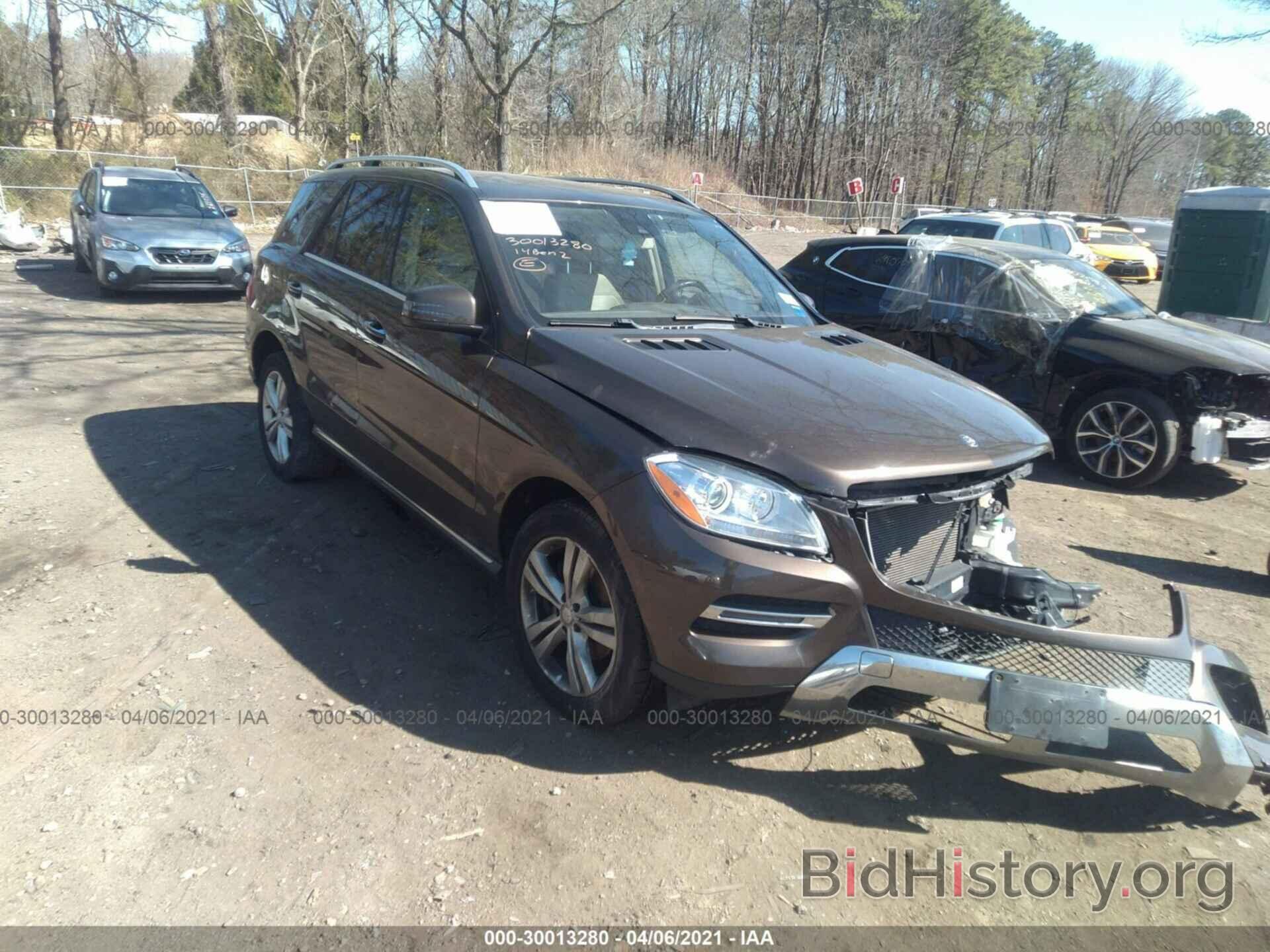 Photo 4JGDA5HB3EA369630 - MERCEDES-BENZ M-CLASS 2014