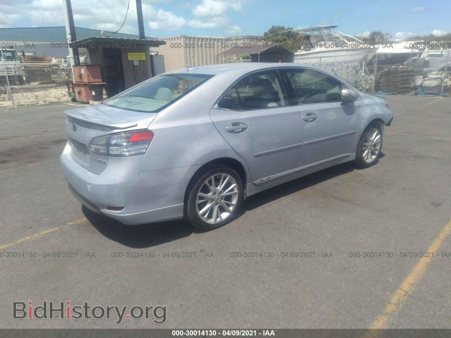 2010 LEXUS HS 250H - VIN: JTHBB1BA4A2008122 - Фото 4