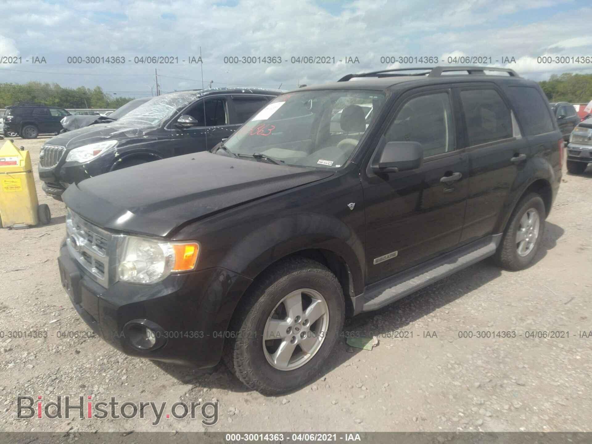 2008 FORD ESCAPE - VIN: 1FMCU93178KD08370 - Фото 2