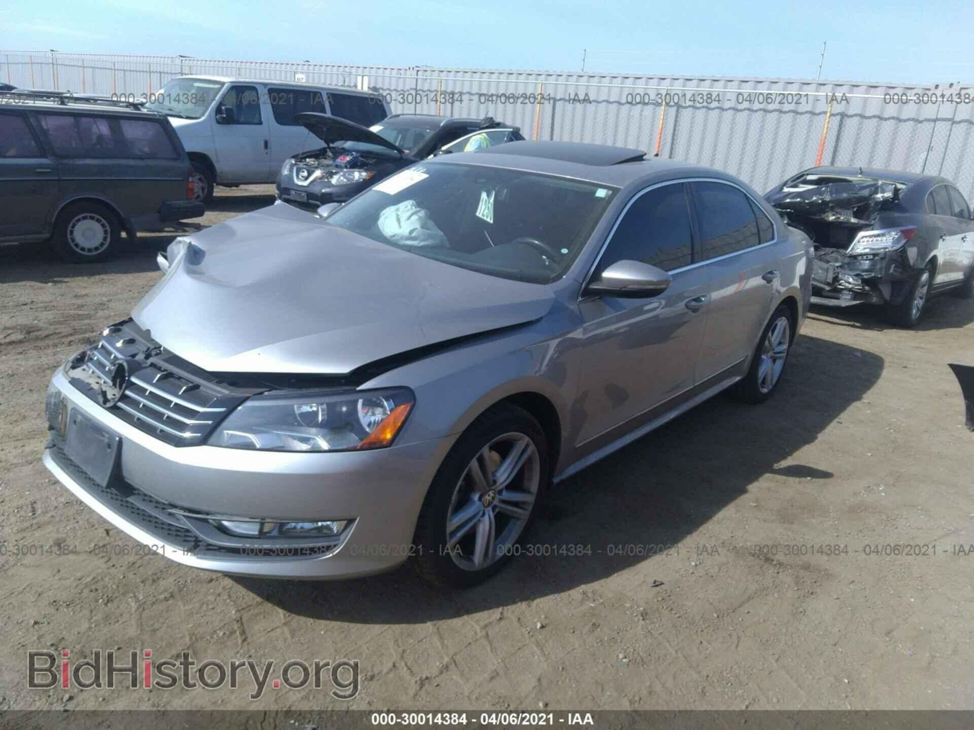 2012 VOLKSWAGEN PASSAT - VIN: 1VWCN7A3XCC108013 - Фото 2