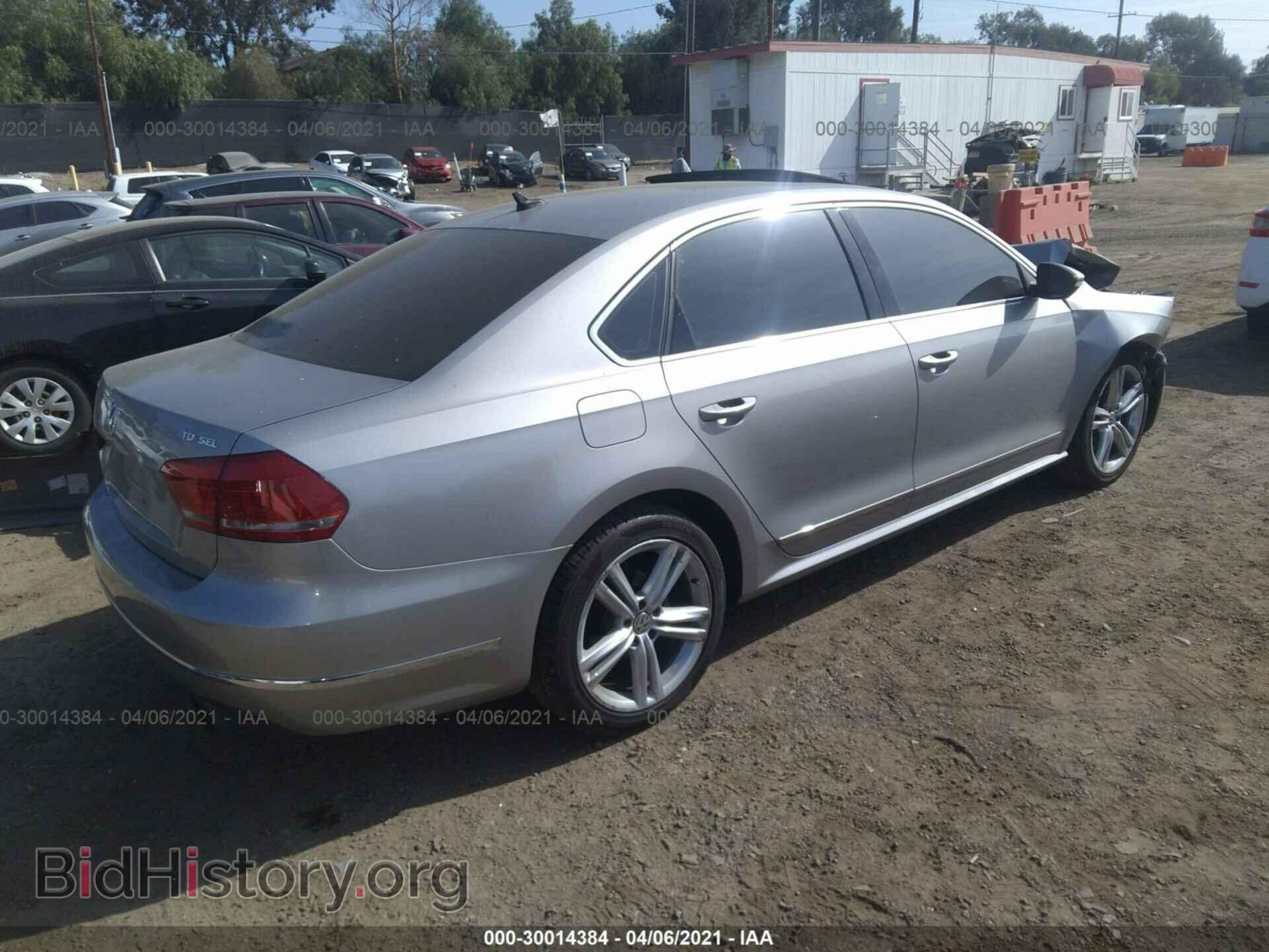 2012 VOLKSWAGEN PASSAT - VIN: 1VWCN7A3XCC108013 - Фото 4