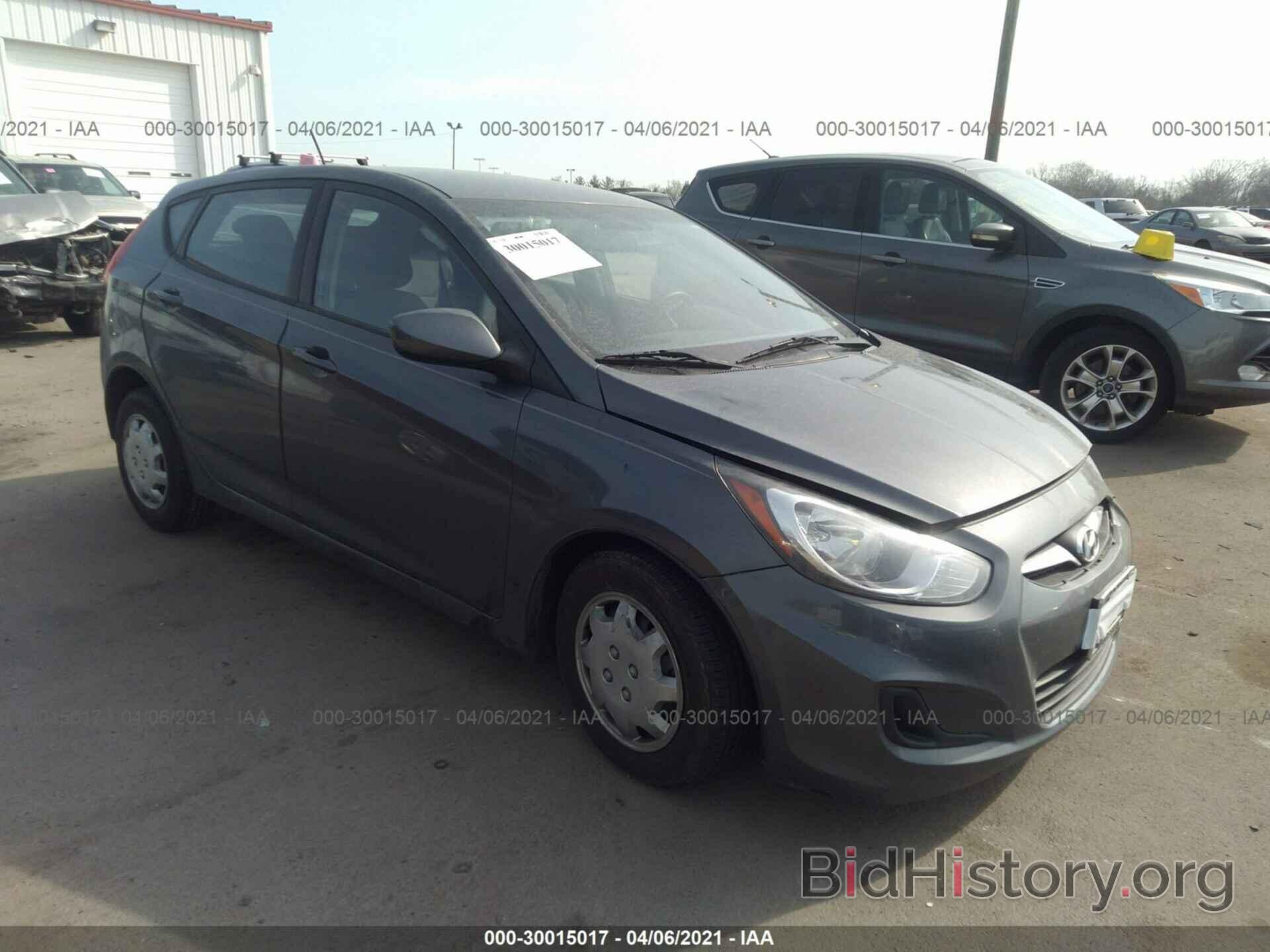 Photo KMHCT5AE5CU016165 - HYUNDAI ACCENT 2012