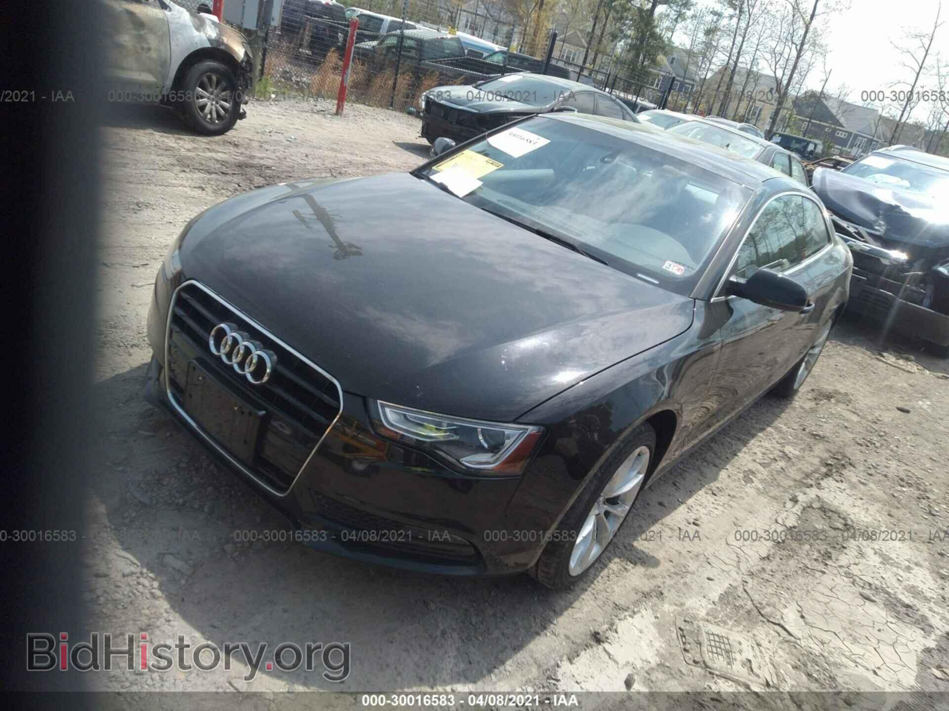 2013 AUDI A5 - VIN: WAUCFAFR0DA059182 - Фото 2