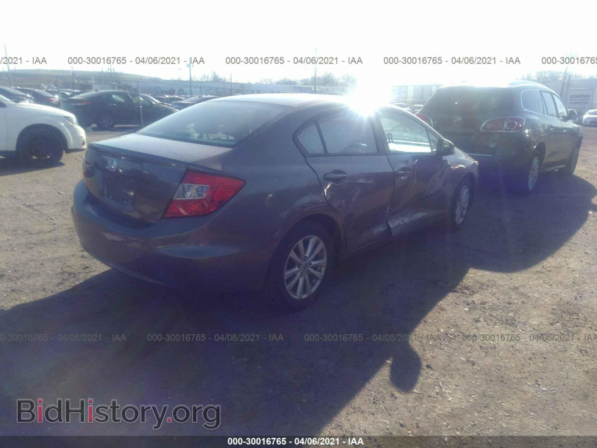 2012 HONDA CIVIC SDN - VIN: 19XFB2F81CE332070 - Фото 4