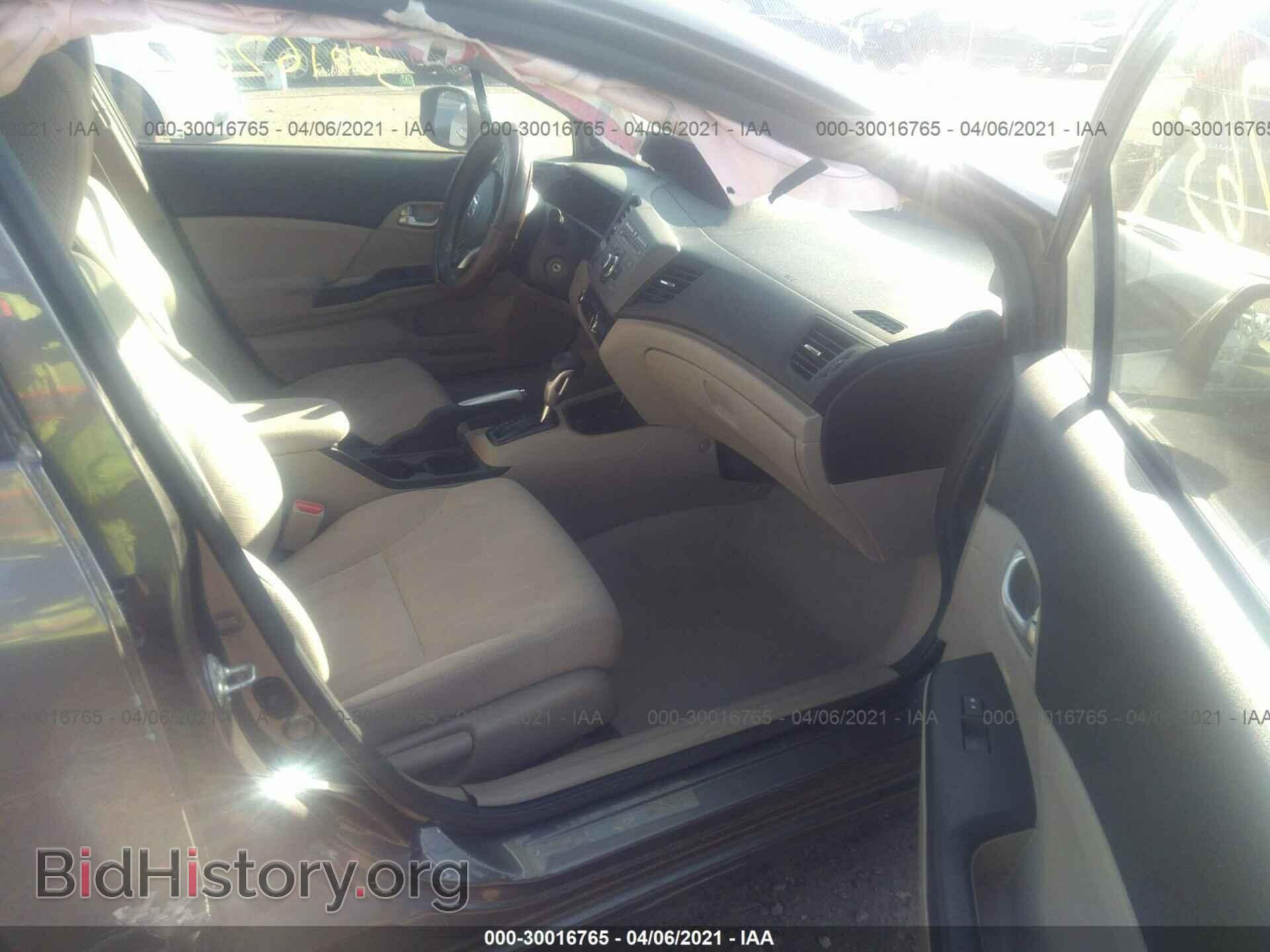2012 HONDA CIVIC SDN - VIN: 19XFB2F81CE332070 - Фото 5