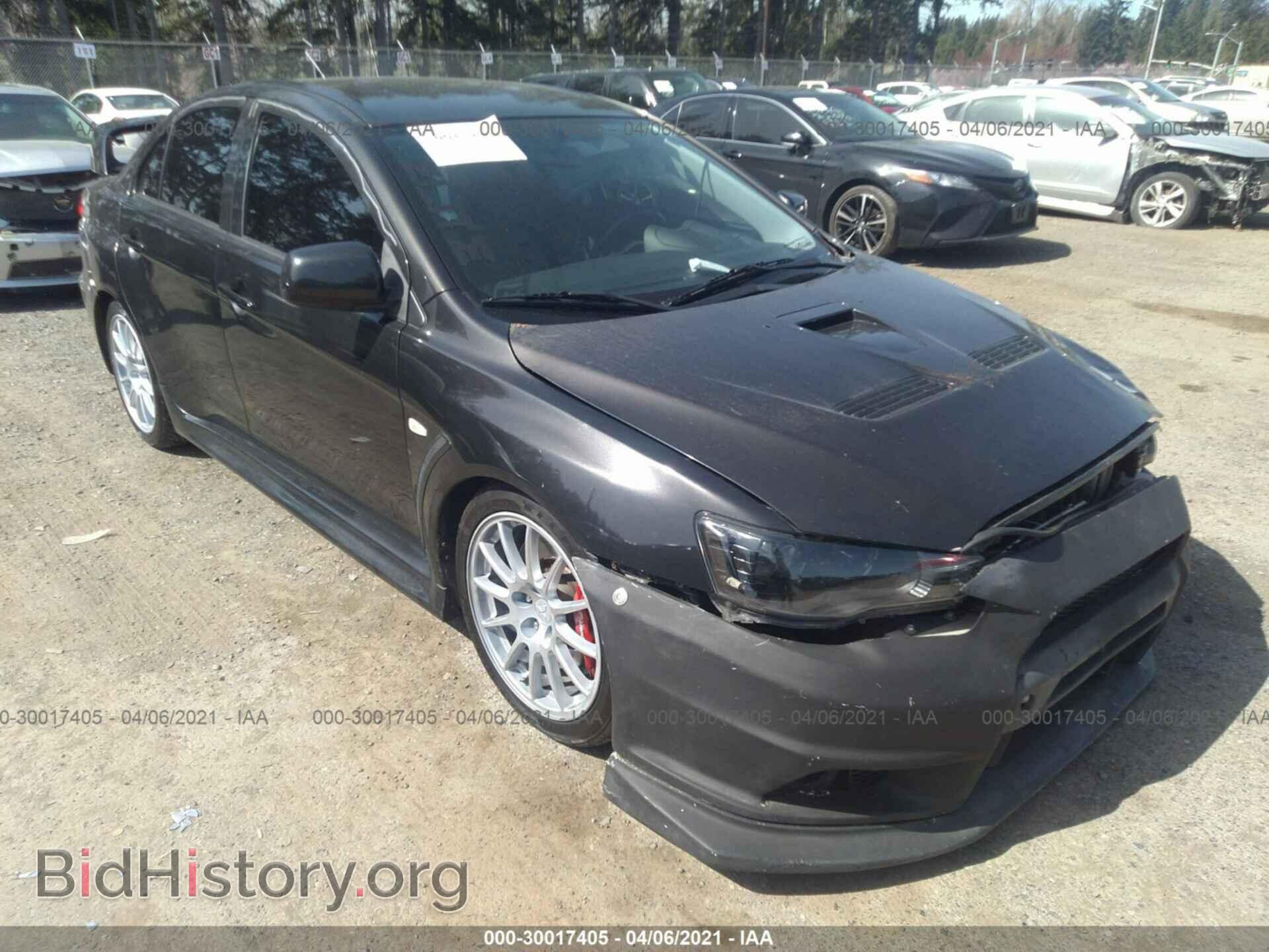 Photo JA32W8FVXDU009097 - MITSUBISHI LANCER EVOLUTION 2013