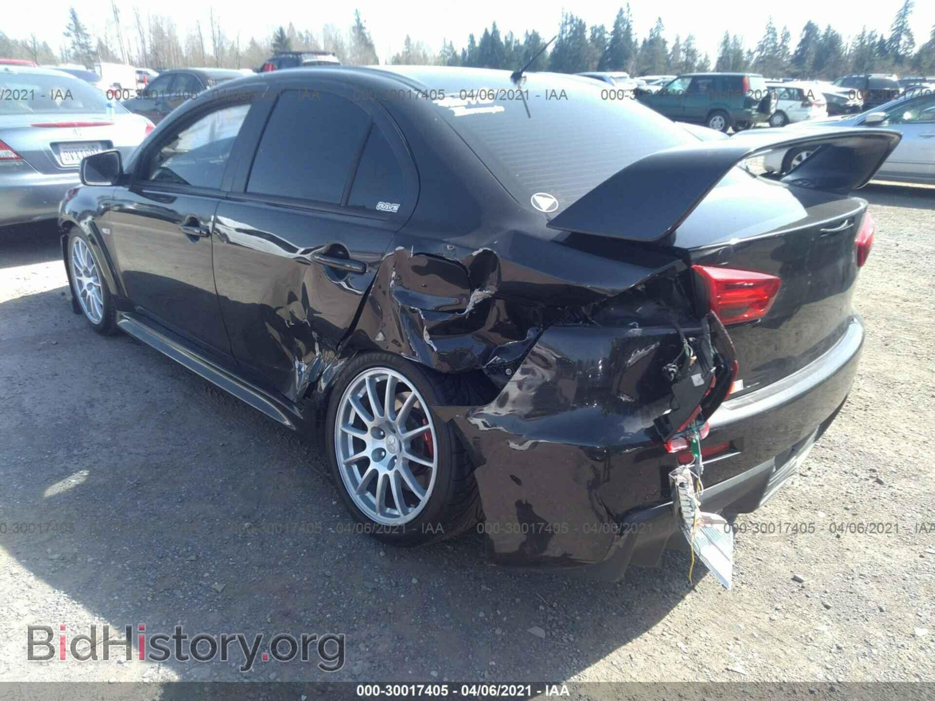 2013 MITSUBISHI LANCER EVOLUTION - VIN: JA32W8FVXDU009097 - Фото 3