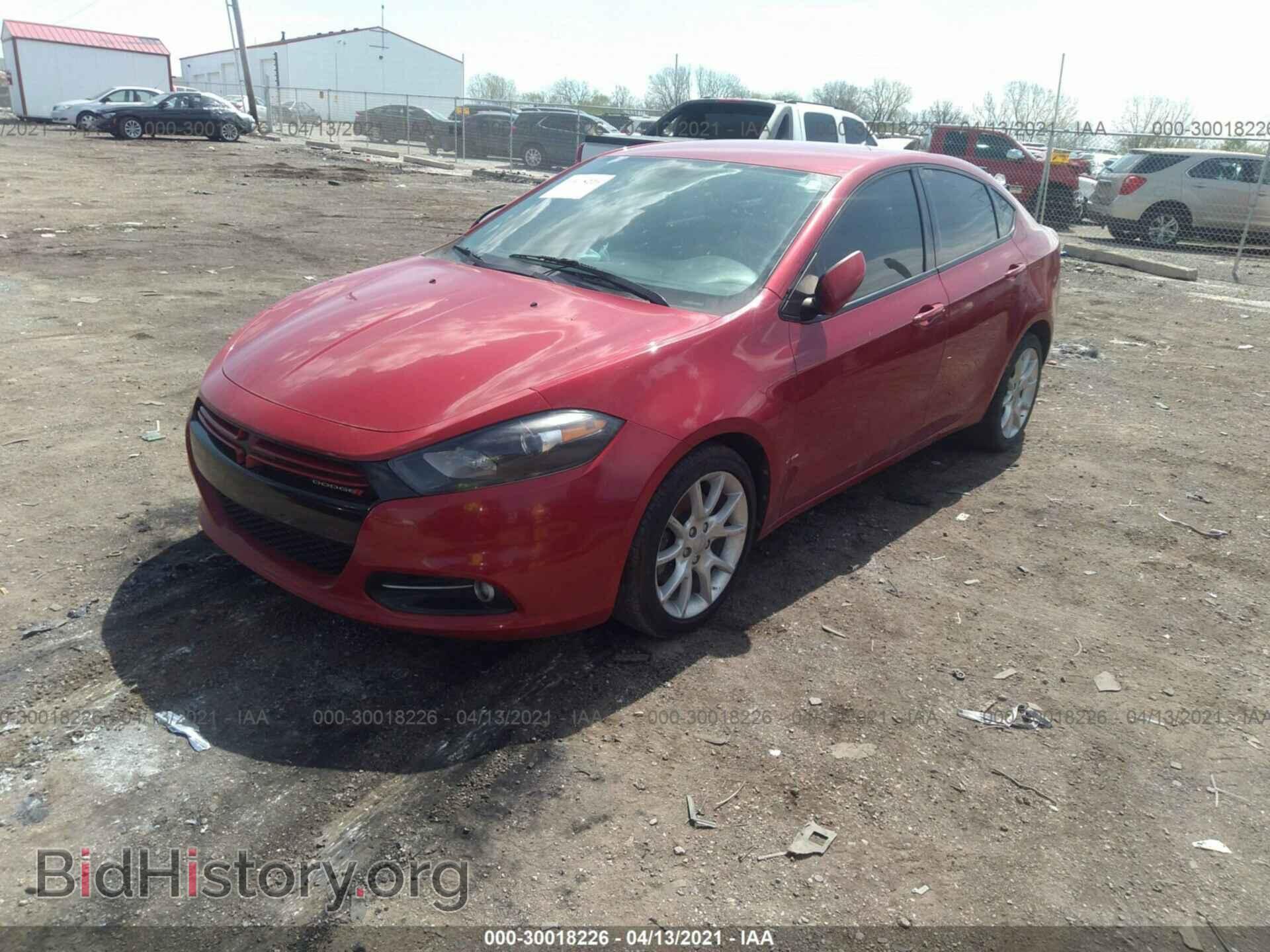 2013 DODGE DART - VIN: 1C3CDFBA2DD123442 - Фото 2