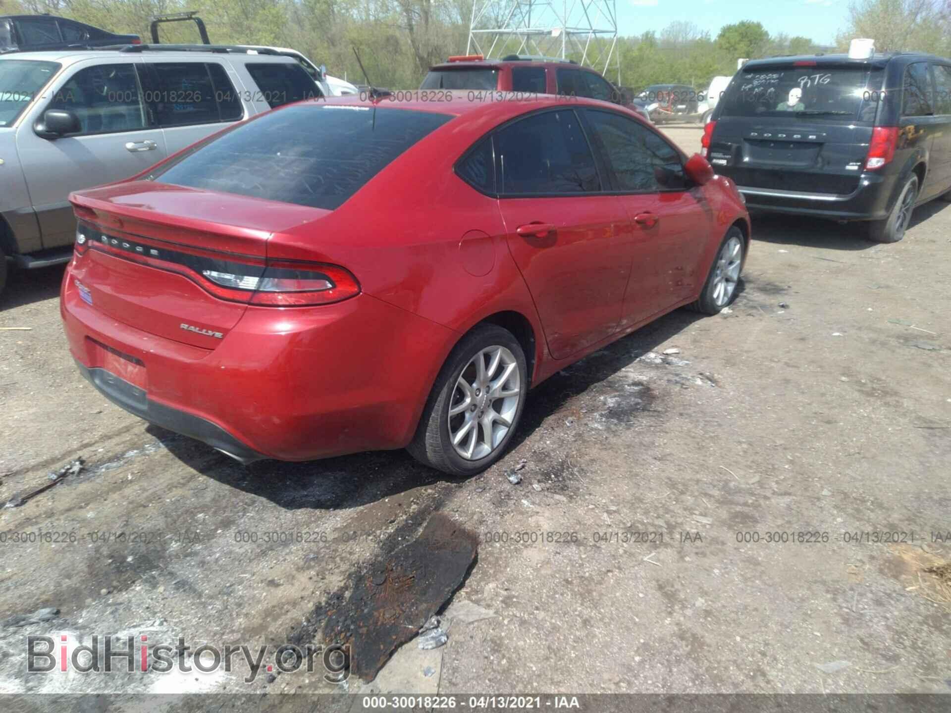 2013 DODGE DART - VIN: 1C3CDFBA2DD123442 - Фото 4