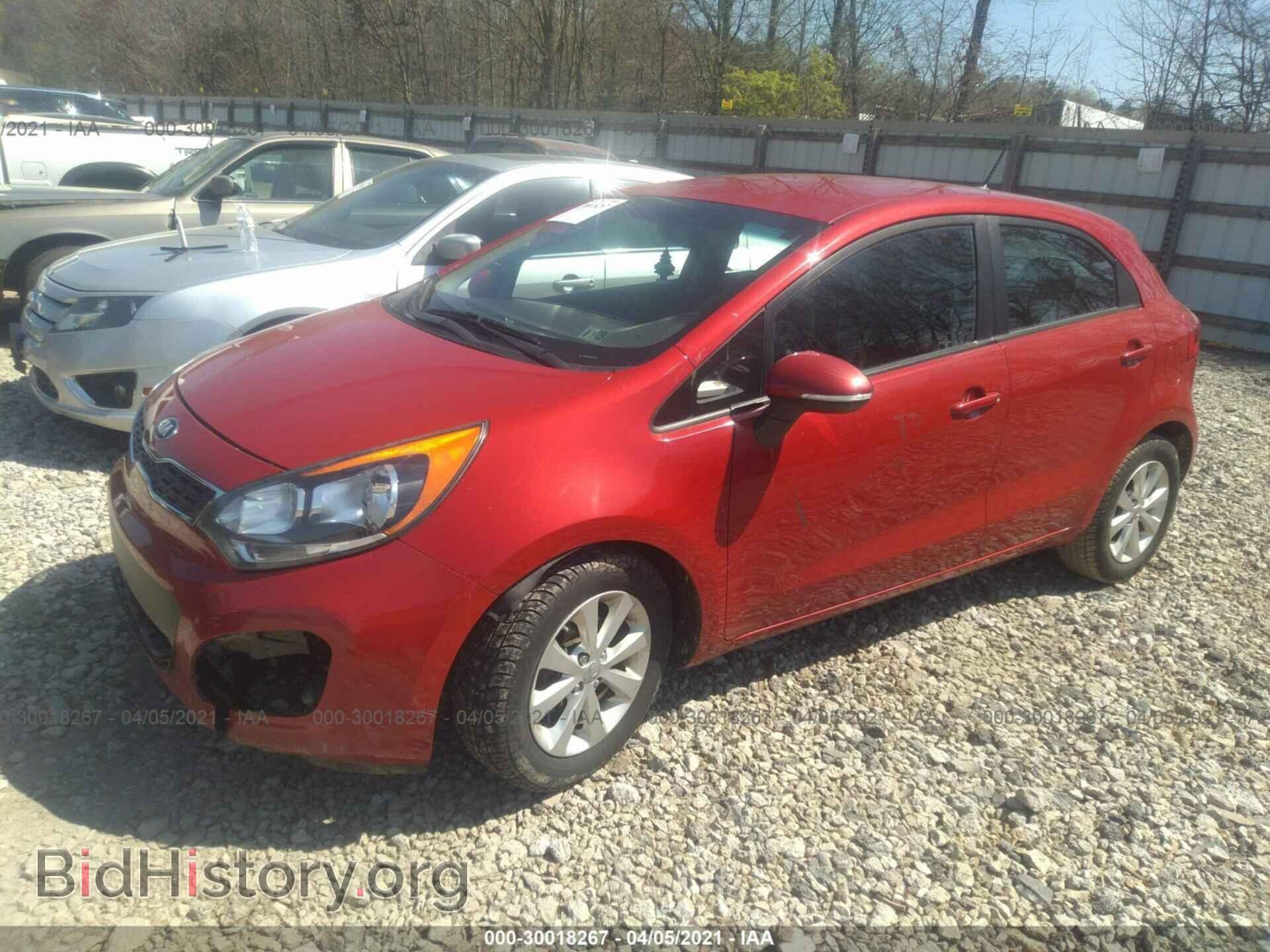 2013 KIA RIO - VIN: KNADN5A37D6176696 - Фото 2