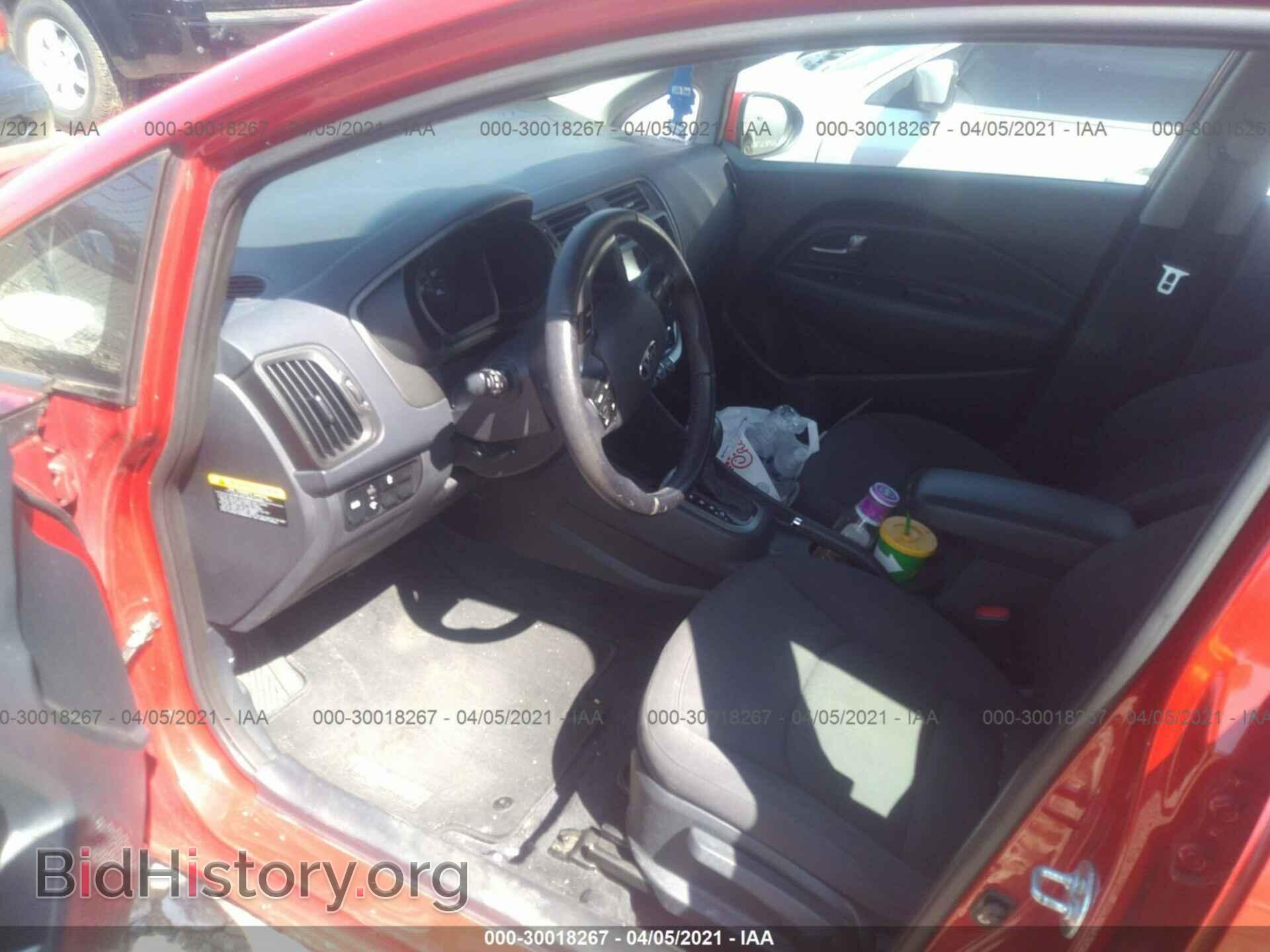 2013 KIA RIO - VIN: KNADN5A37D6176696 - Фото 5