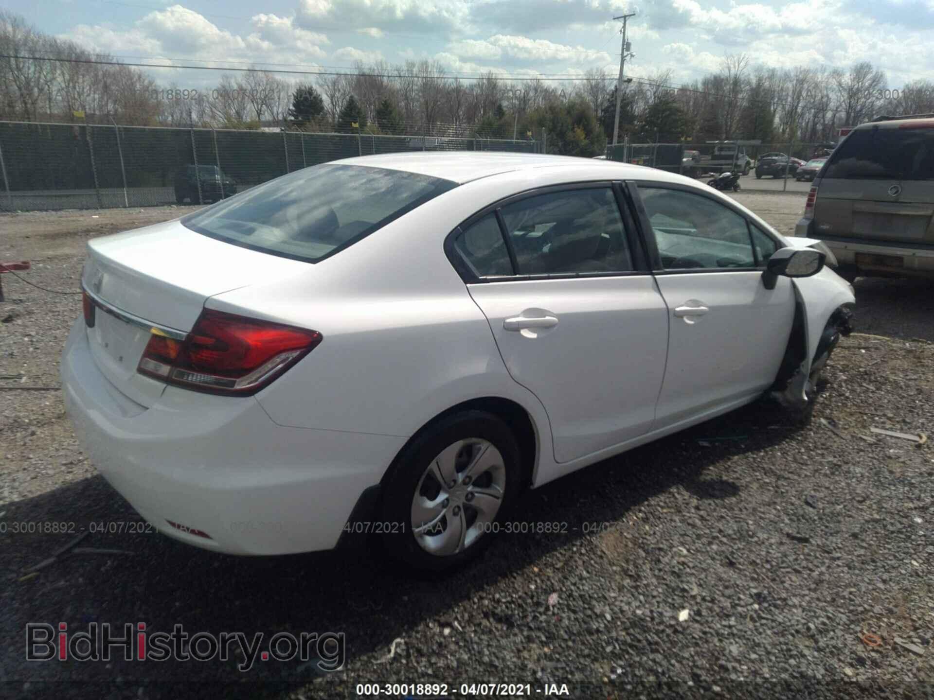 2013 HONDA CIVIC SDN - VIN: 19XFB2F50DE053152 - Фото 4