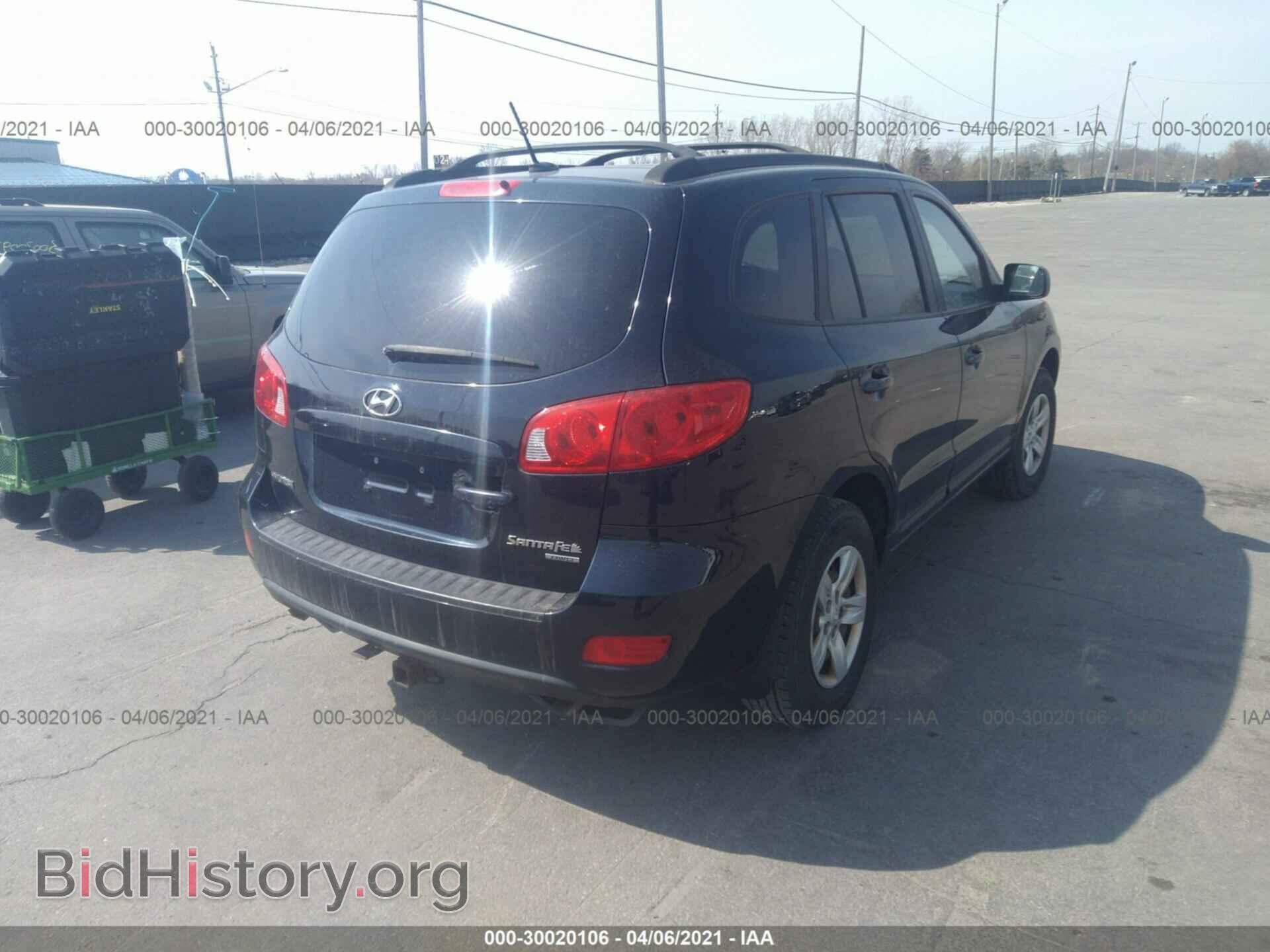 2009 HYUNDAI SANTA FE - VIN: 5NMSG73D49H316591 - Фото 4
