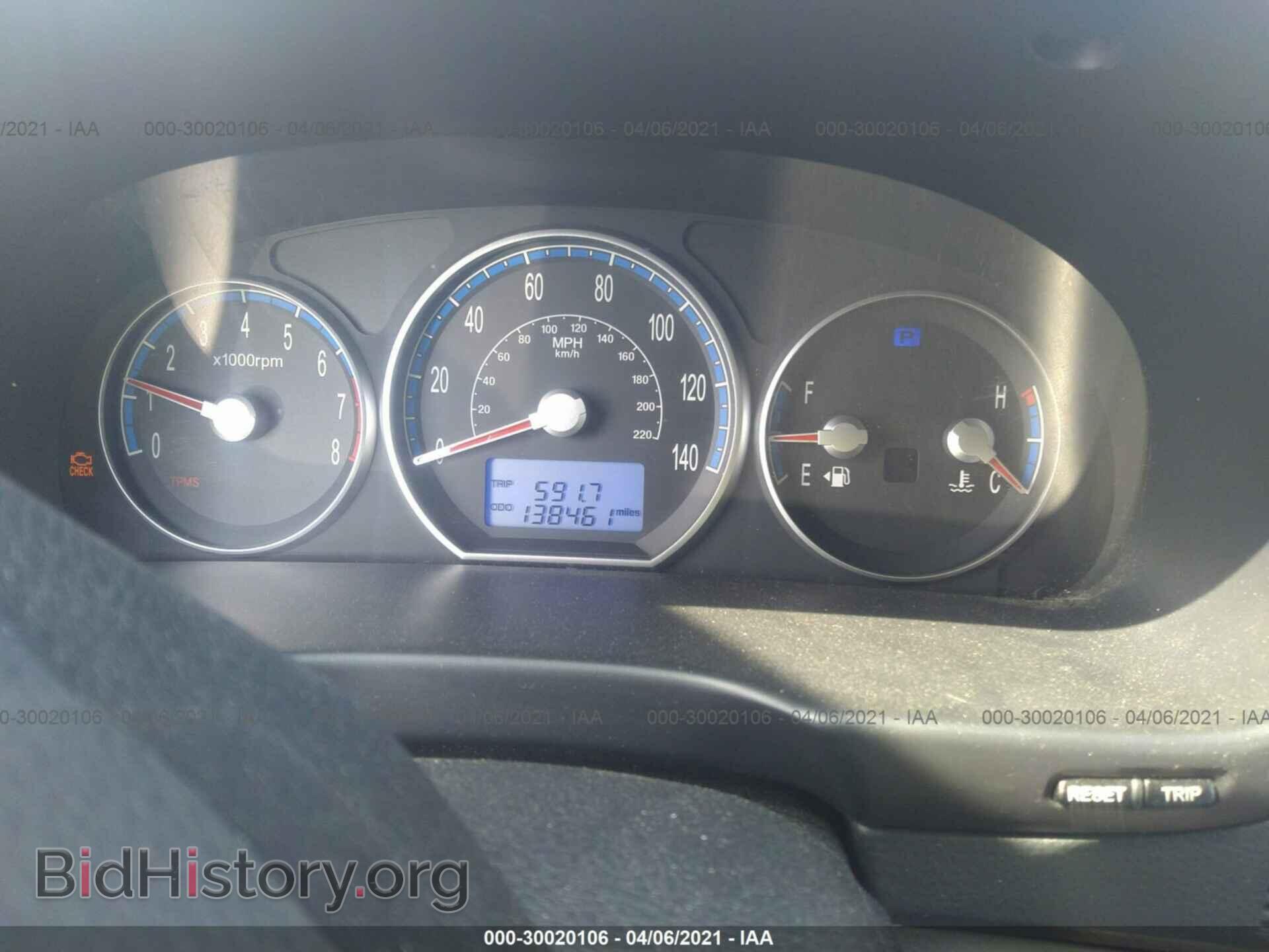 2009 HYUNDAI SANTA FE - VIN: 5NMSG73D49H316591 - Фото 7