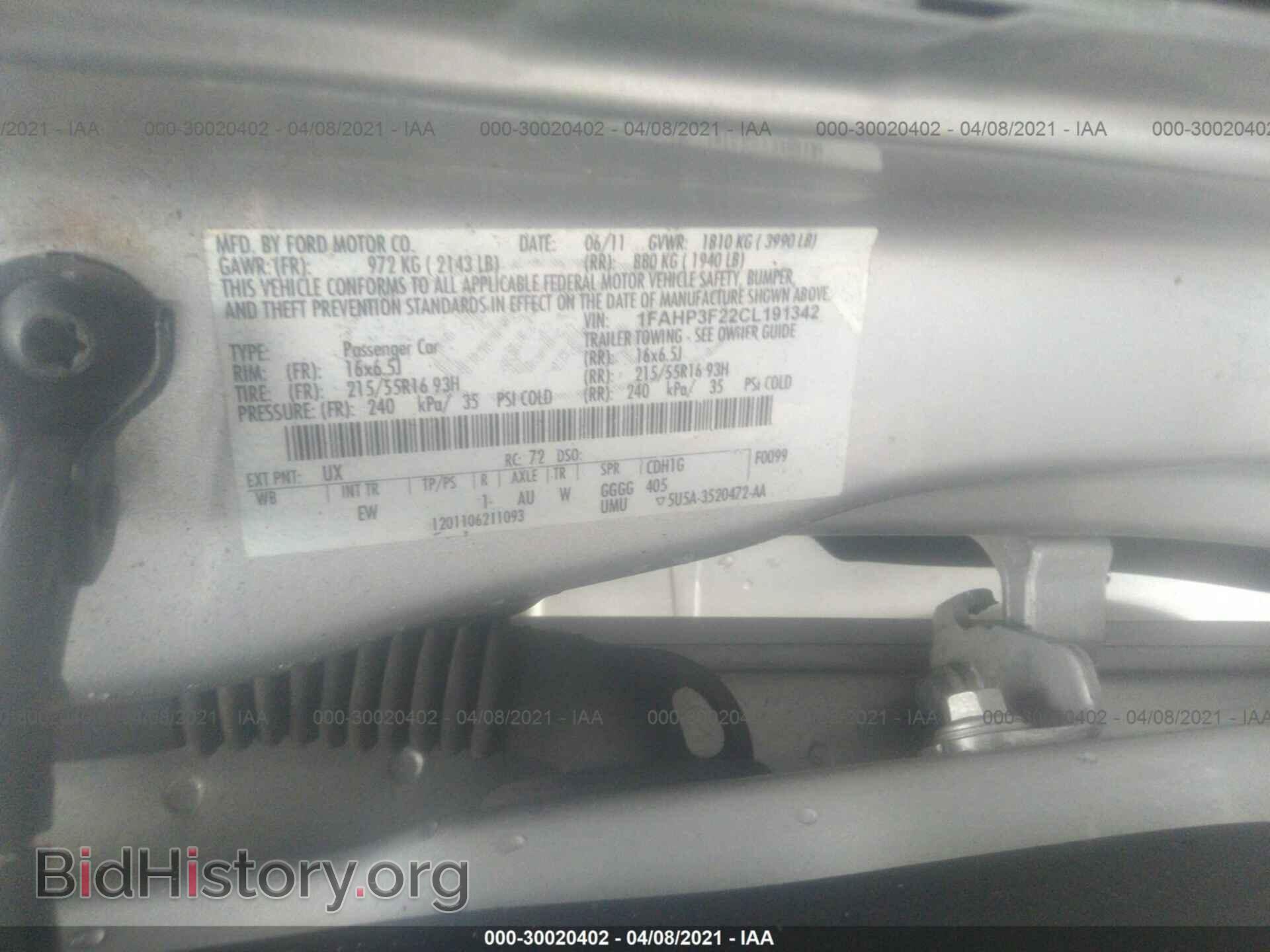 2012 FORD FOCUS - VIN: 1FAHP3F22CL191342 - Photo 9
