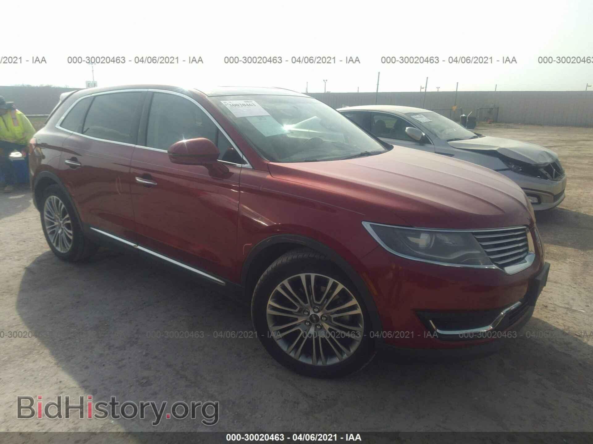 Фотография 2LMTJ6LR3GBL22776 - LINCOLN MKX 2016