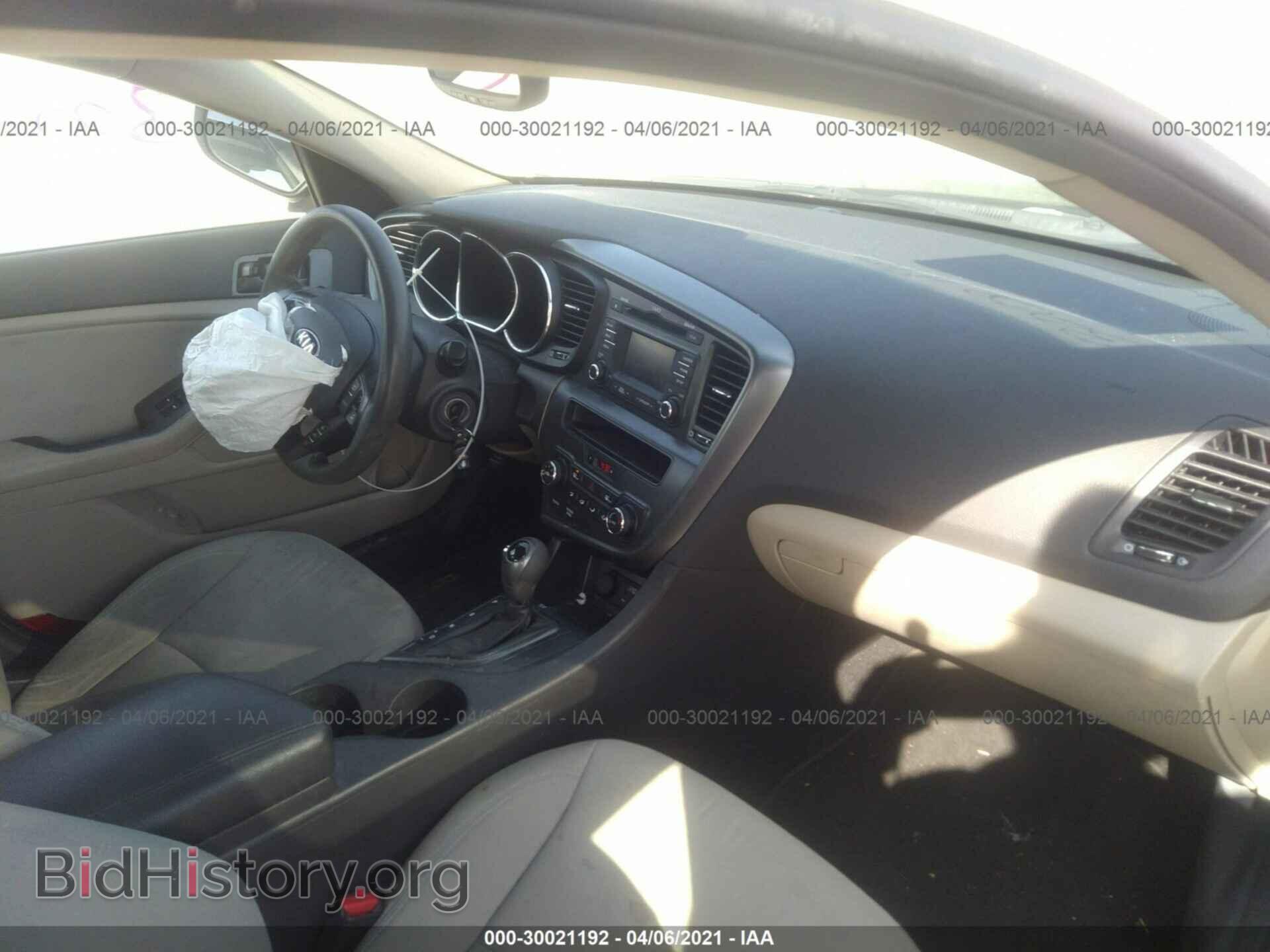 2013 KIA OPTIMA - VIN: KNAGM4A77D5423699 - Photo 5