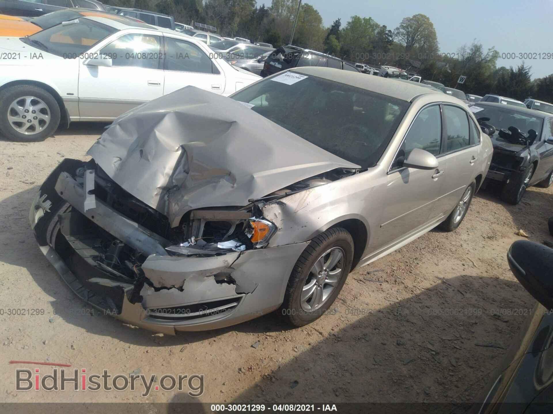 2012 CHEVROLET IMPALA - VIN: 2G1WF5E38C1155471 - Фото 2