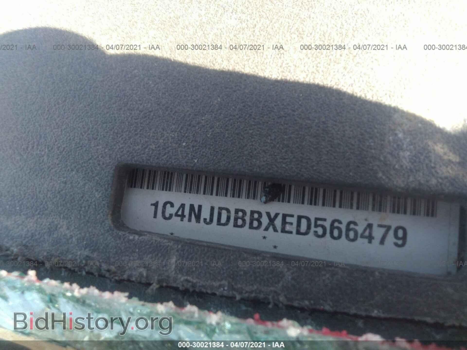 2014 JEEP COMPASS - VIN: 1C4NJDBBXED566479 - Фото 9