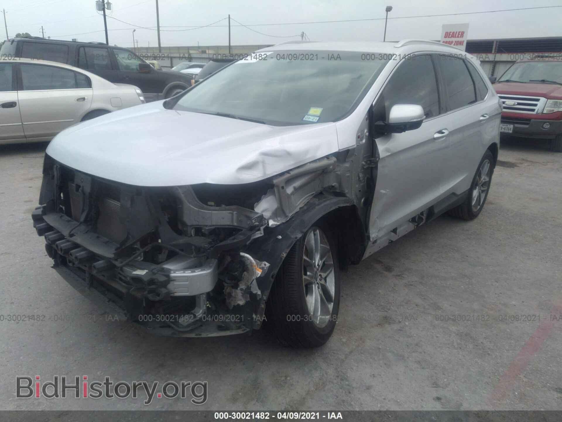 2015 FORD EDGE - VIN: 2FMTK3K89FBB12486 - Фото 2
