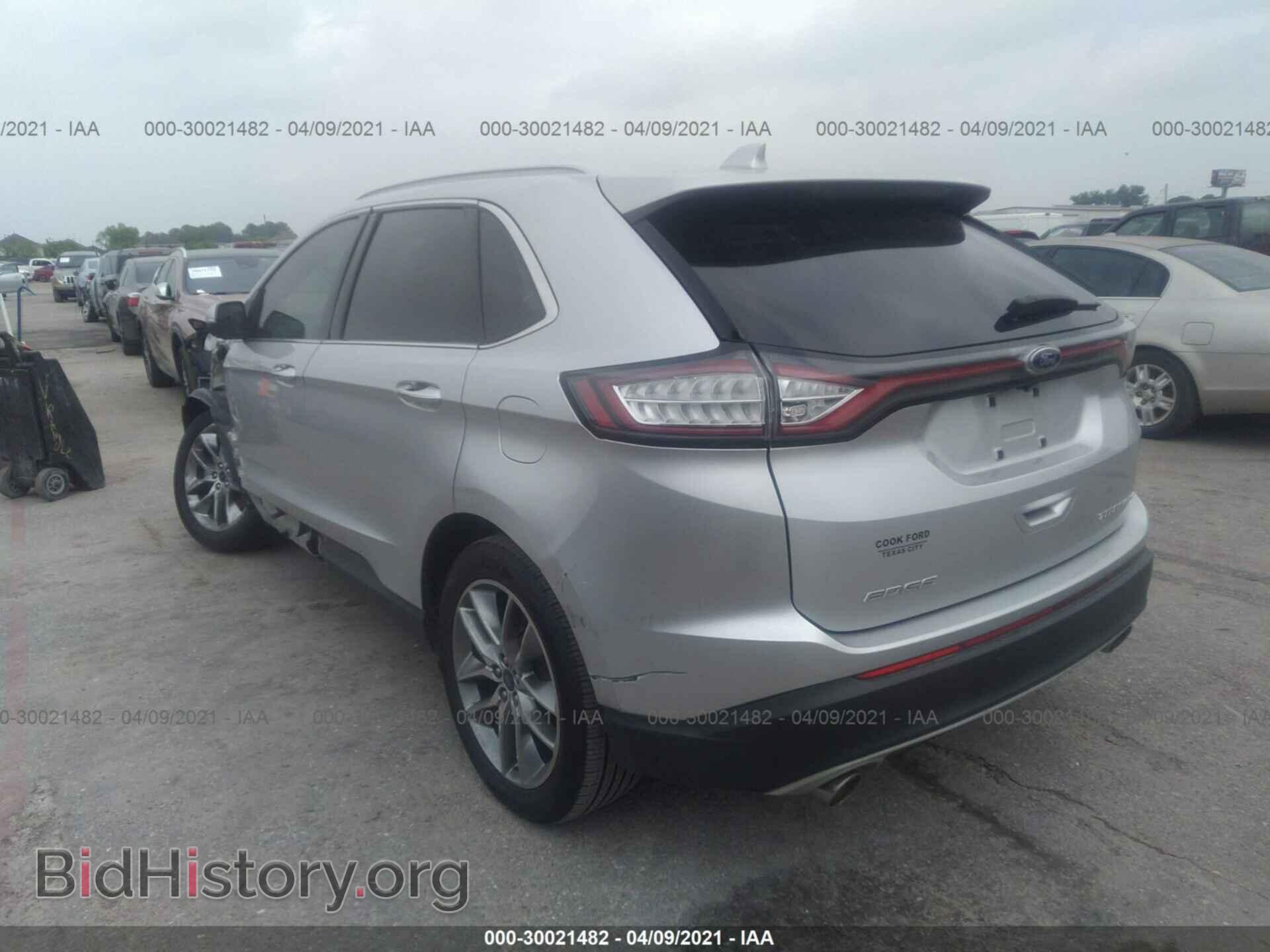 2015 FORD EDGE - VIN: 2FMTK3K89FBB12486 - Фото 3