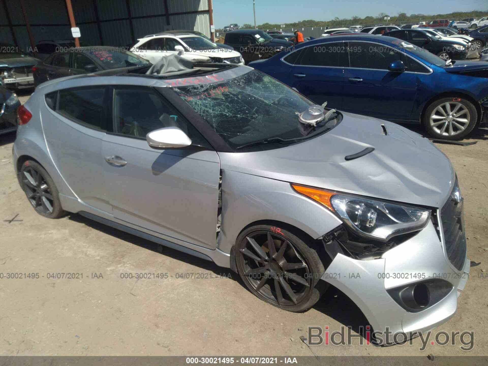 Photo KMHTC6AE3EU191040 - HYUNDAI VELOSTER 2014