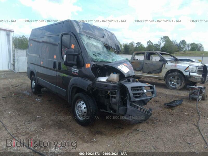 2015 RAM PROMASTER (VIN 3C6TRVCD8FE518167) — фото 1 из 10, IAAI, повреждение: передняя часть